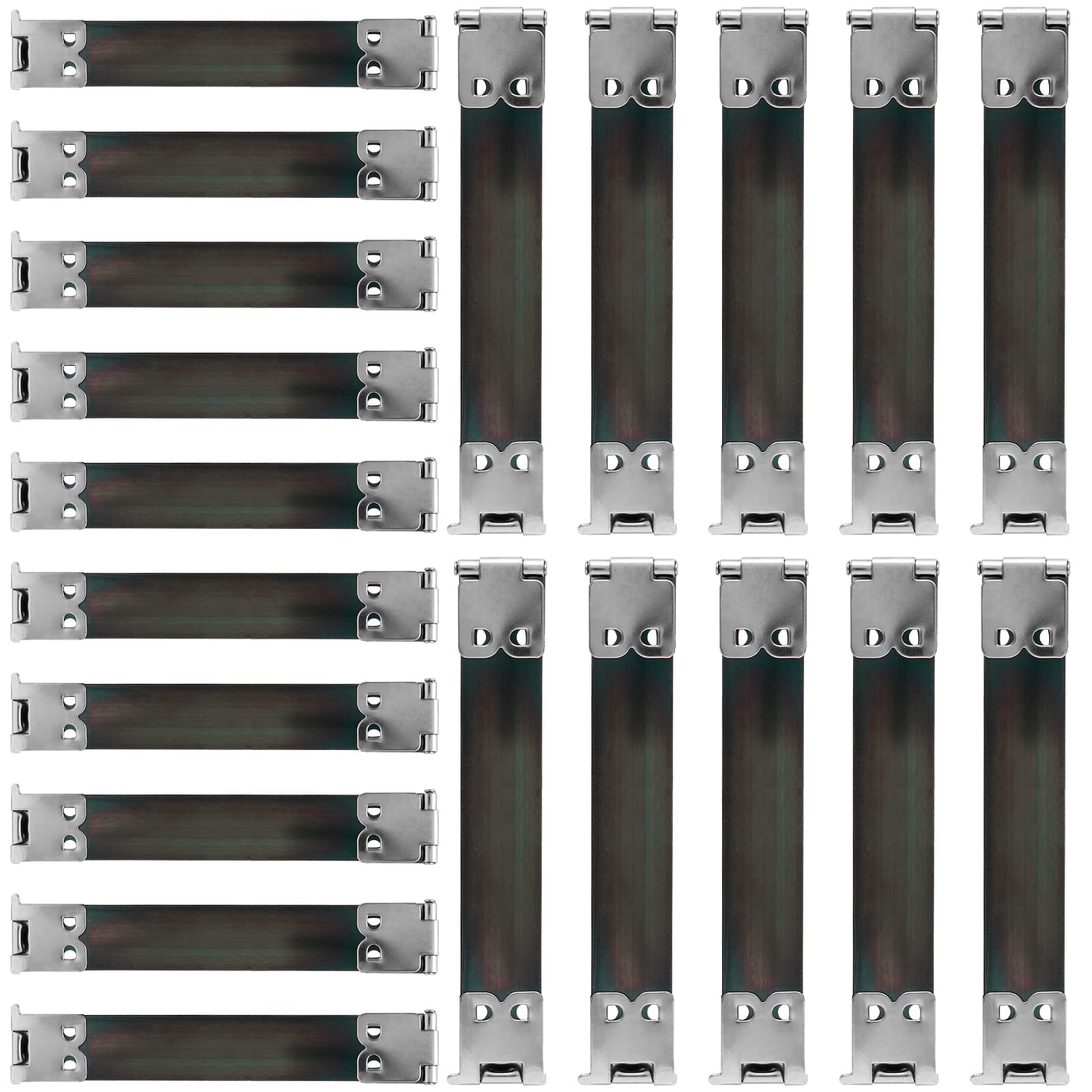 Piutouyar 90mm / 3.54 Inch Metal Internal Flex Frame Kiss Clasp for DIY Handbag, Bag Coin Purse, Bag Sewing Making(20Pcs)