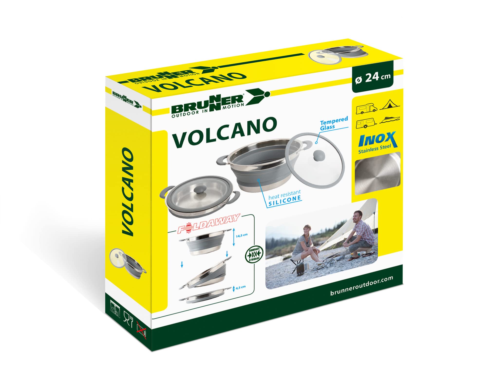 BRUNNER 0804026N Volcano Fold-Away Ø 24 cm