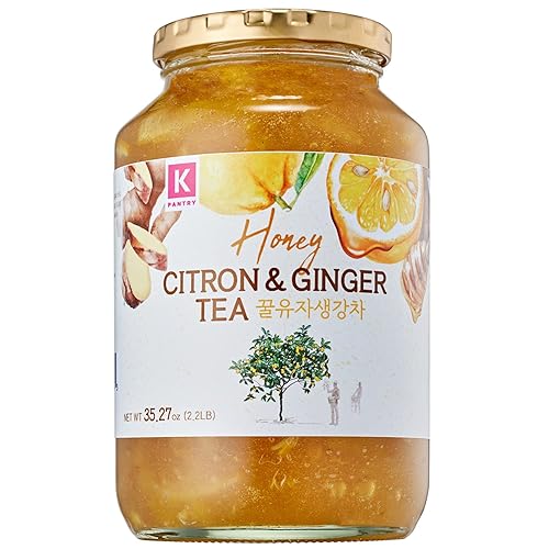 Miniatura 14 de KPANTRY Honey Citron & Ginger Tea – Mermelada coreana con yuzu fresco, jengibre y miel variada – Ideal para ensalada, mermelada, té caliente y frío
