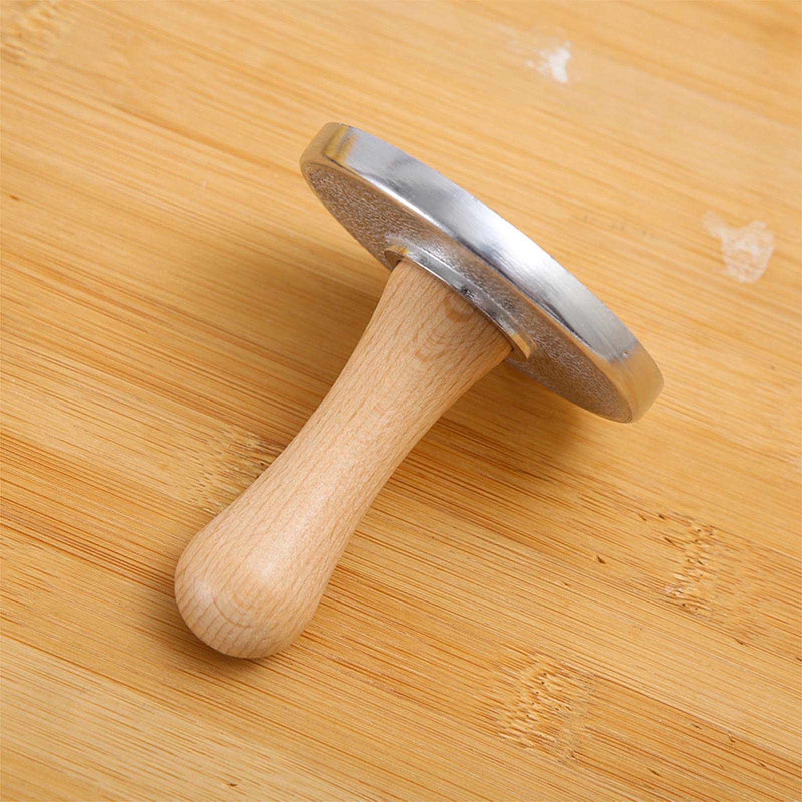 Juego de 5 moldes de metal para galletas con asa, molde de pan de jengibre con diamante, mediano