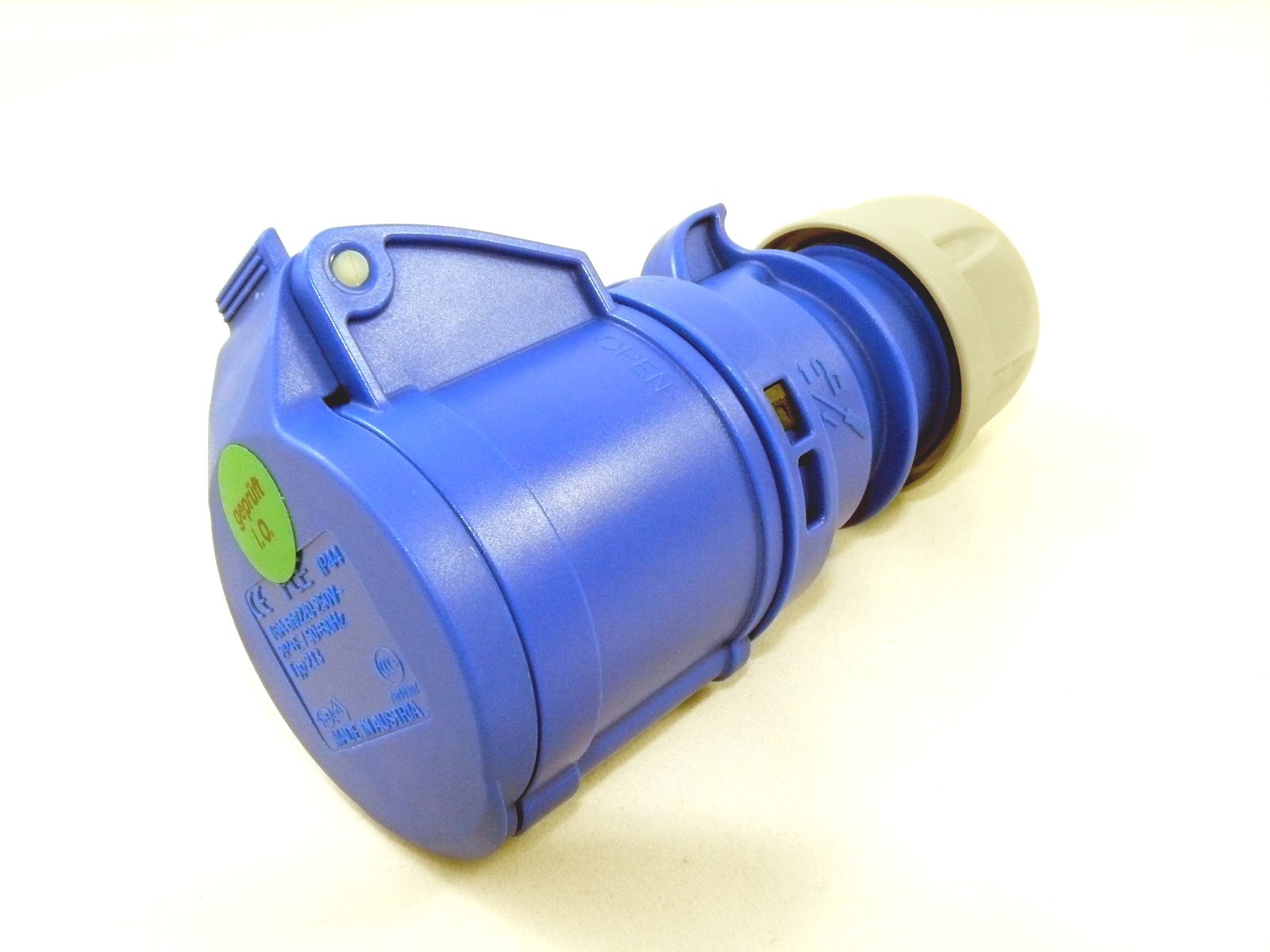 PCE Schuko Vollgummi auf CEE Adapter TITANEX H07RN-F 3G2,5 3x2,5 5m