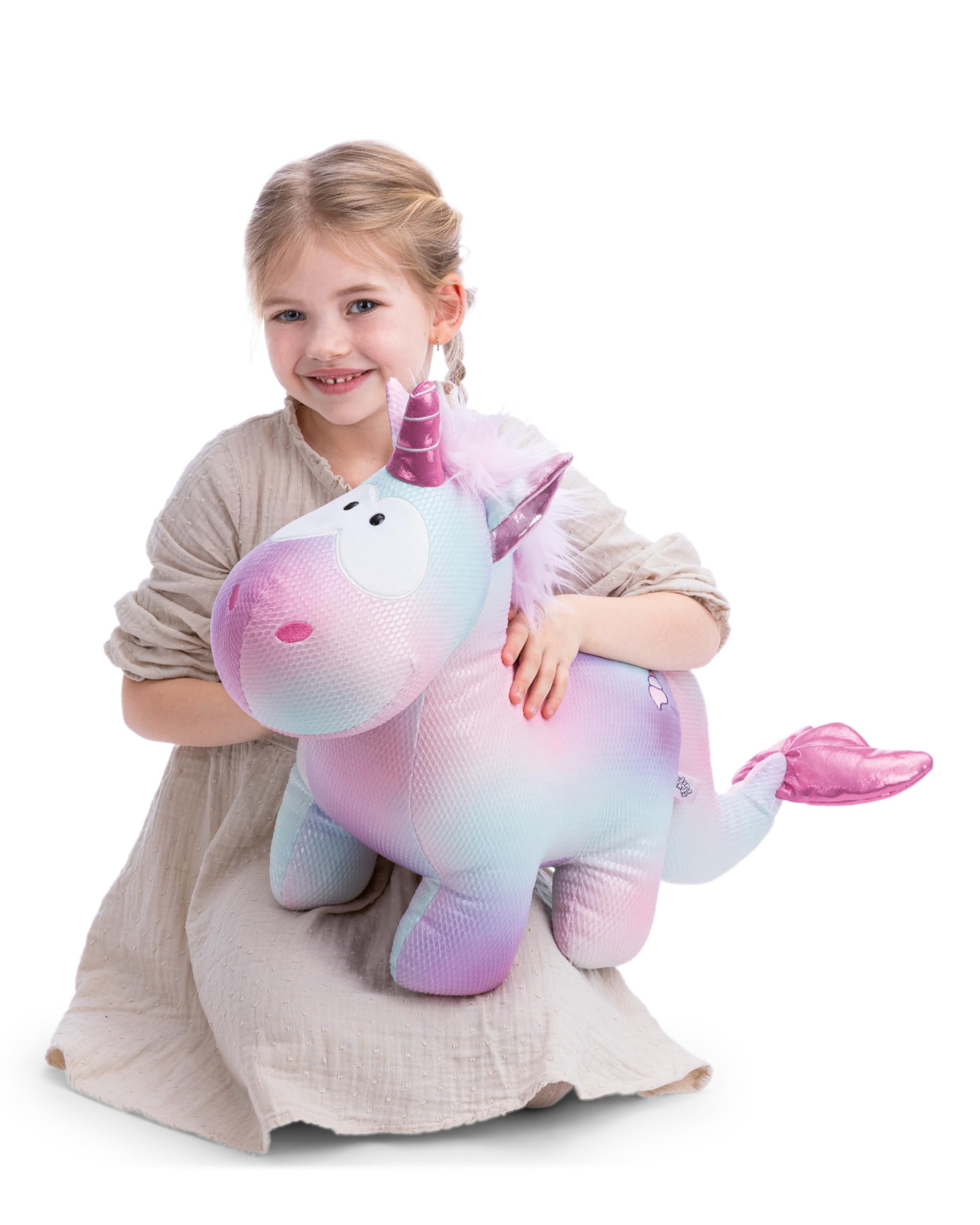 NICI Kuscheltier Einhorn Nerina 45cm - 63100 | Stofftier aus weichem Plüsch zum Liebhaben, Knuddeln und Spielen, bezaubernde Geschenkidee für Kinder und Erwachsene