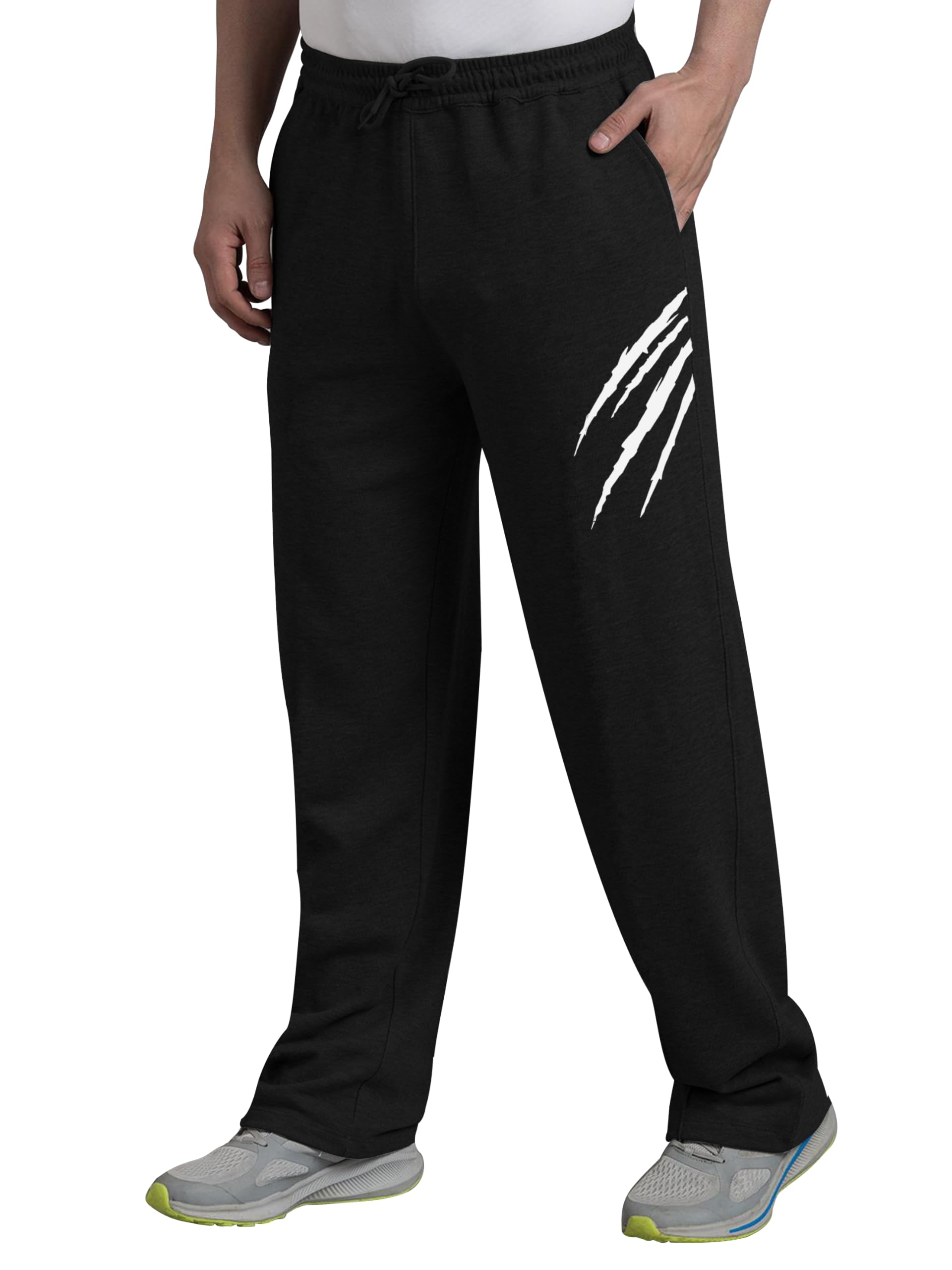 West Gate Clothing Plus Size Men's Regular Fit Trackpants | Mens Track Pants | Stretchable Track Pant for Men | Men Stylish Trackpant | Roar Print | 2XL,3XL,4XL,5XL-picture-13