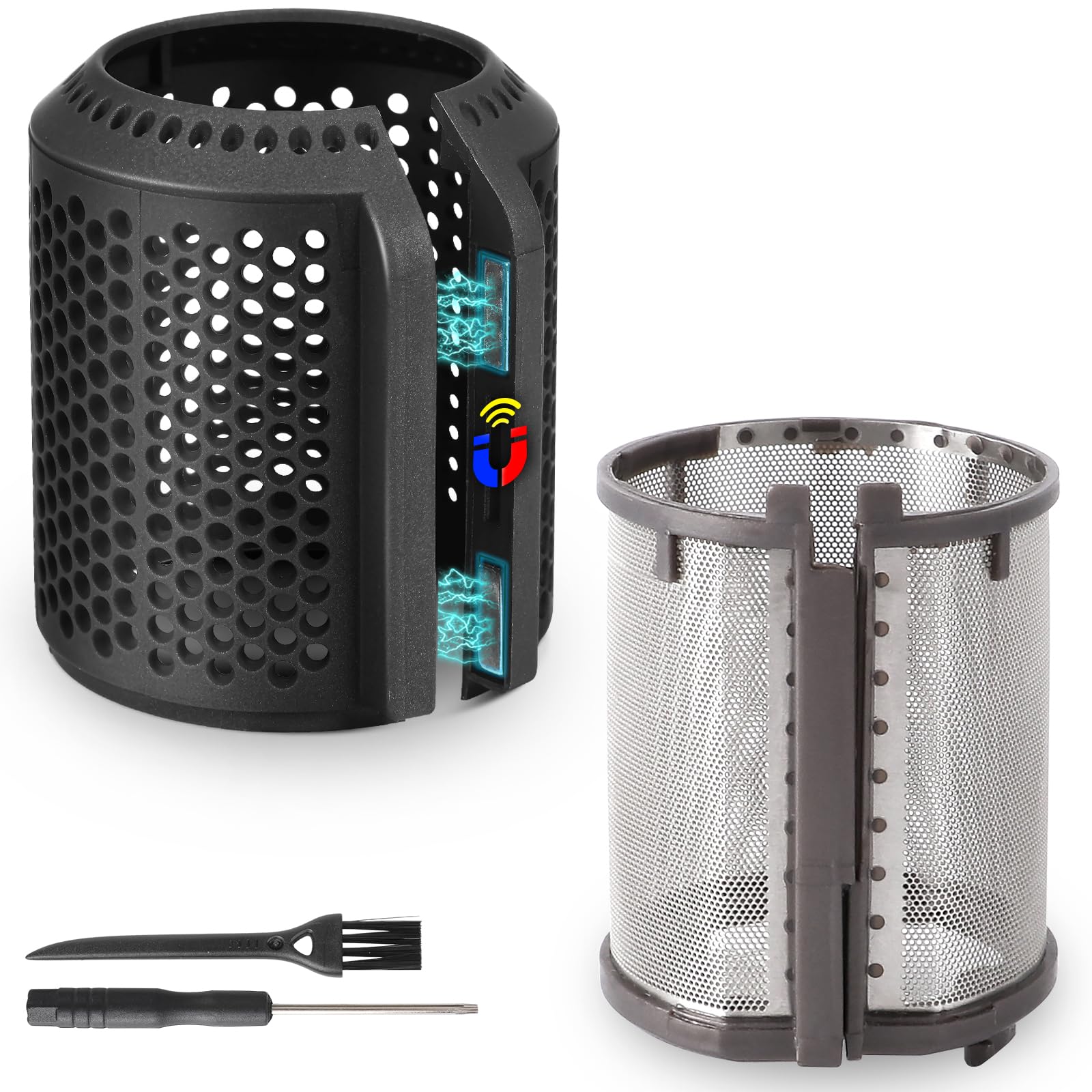 Amazon.com: Magnetic Hair Dryer Filter Cover + Inner Filter
