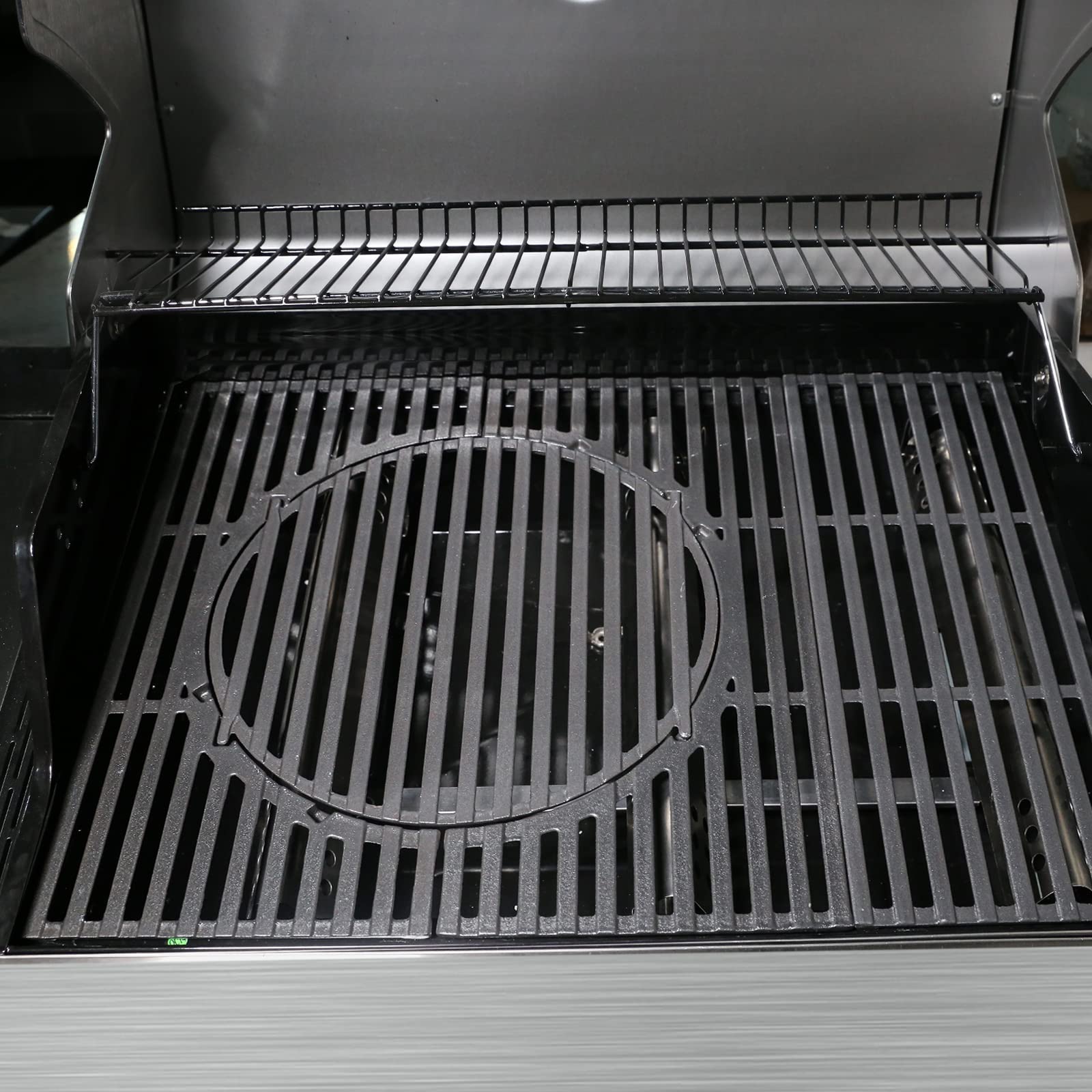 GFTIME Gusseisen Grillrost 41,5 x 59cm für Enders Chicago 3, Switch Grid Rost-in-Rost System für Enders Chicago 3, Grillrost Ersatzteile