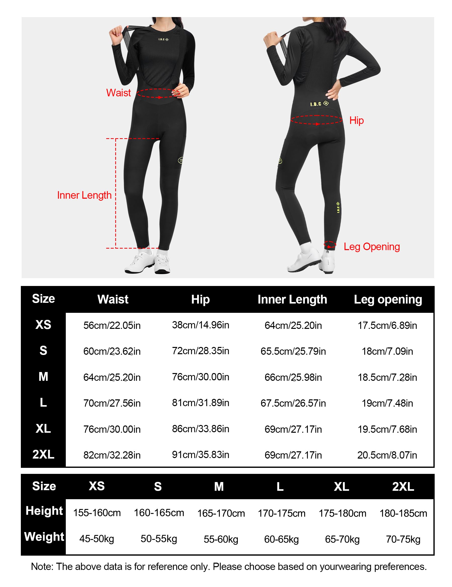 INBIKE Pantalons VTT Femme Cuissard Long Cyclsime Hiver Thermique et Respirant
