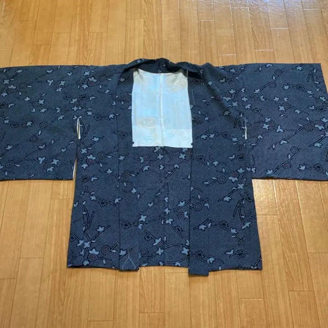 Amazon.co.jp: レディース着物 正絹高級長羽織 黒 絞り着物羽織り M 躾  