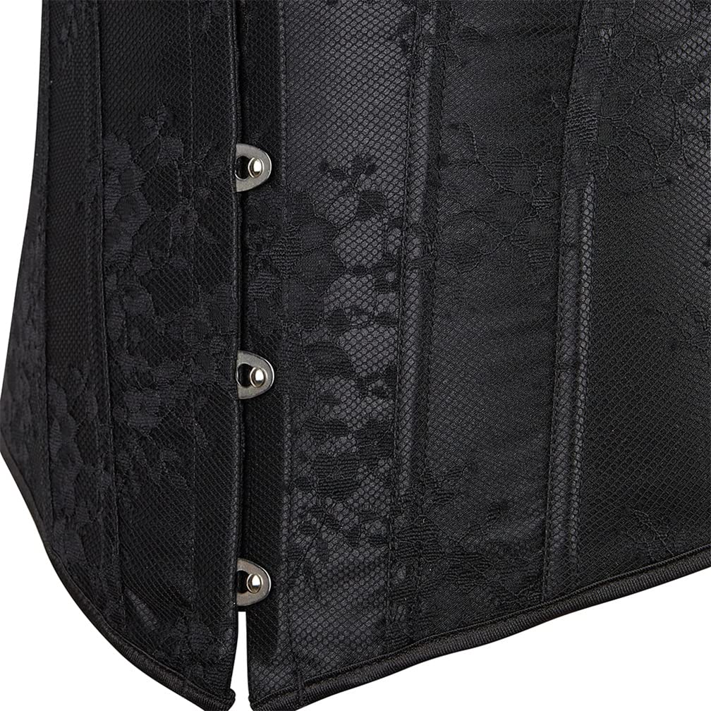 Corsetto Gotici Bustino Corpetti Donna Eleganti Pizzo