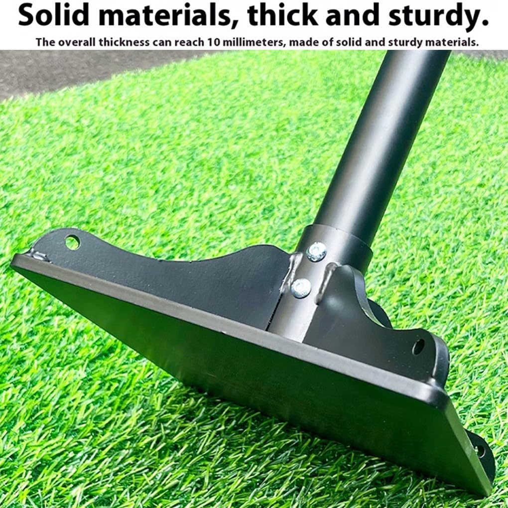 Apisonador de tierra ergonómico, duradero y material, operación con un botón, apisonador manual de tierra, grava y herramientas para patios.