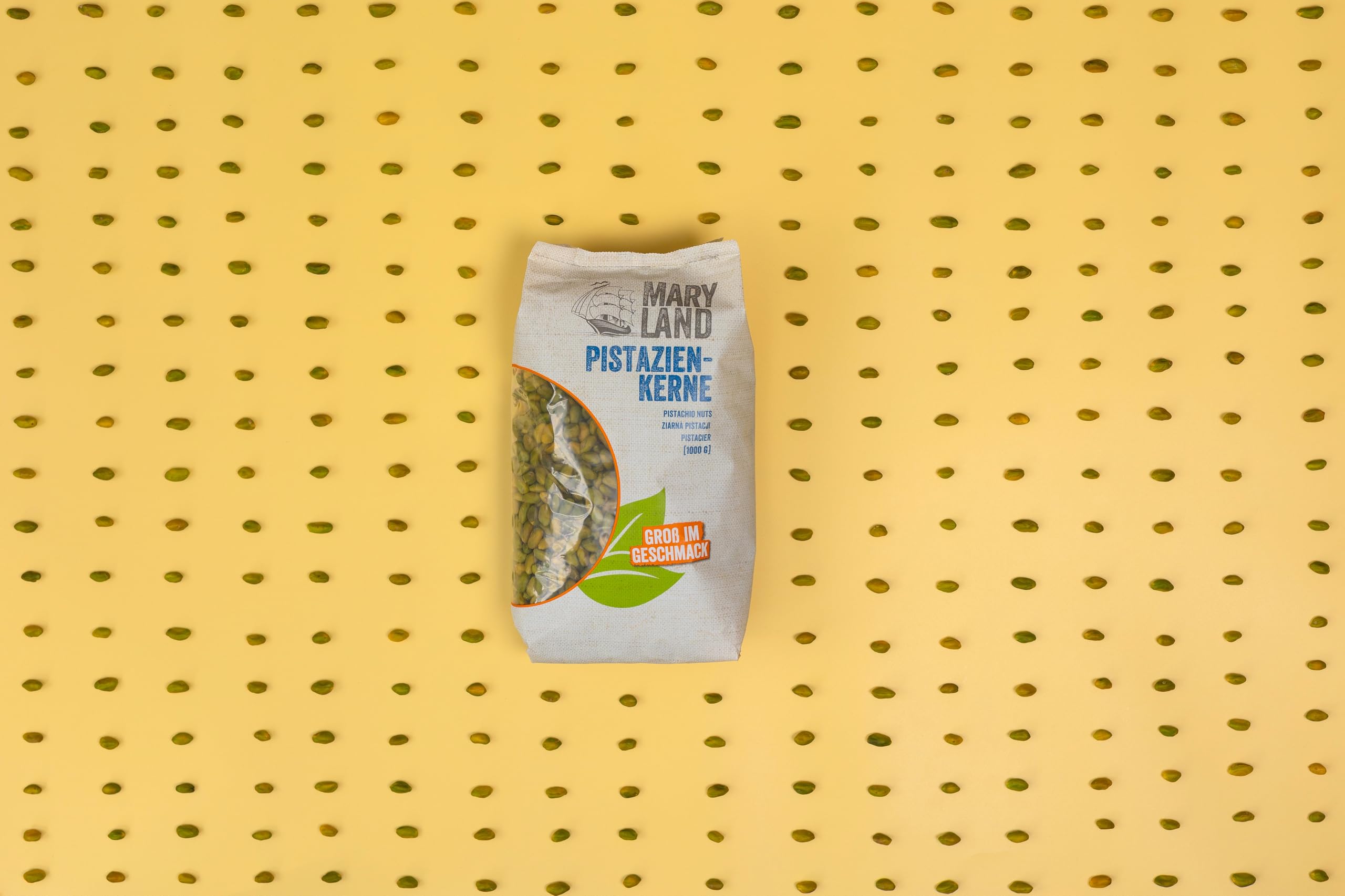 Maryland Pistazienkerne 1000g Vorratspackung 4er Pack – Pistazienkerne naturbelassen, vegan, frei von künstlichen Aromen, ohne Zusatzstoffe – Im Großformat genießen (4 x 1000g)