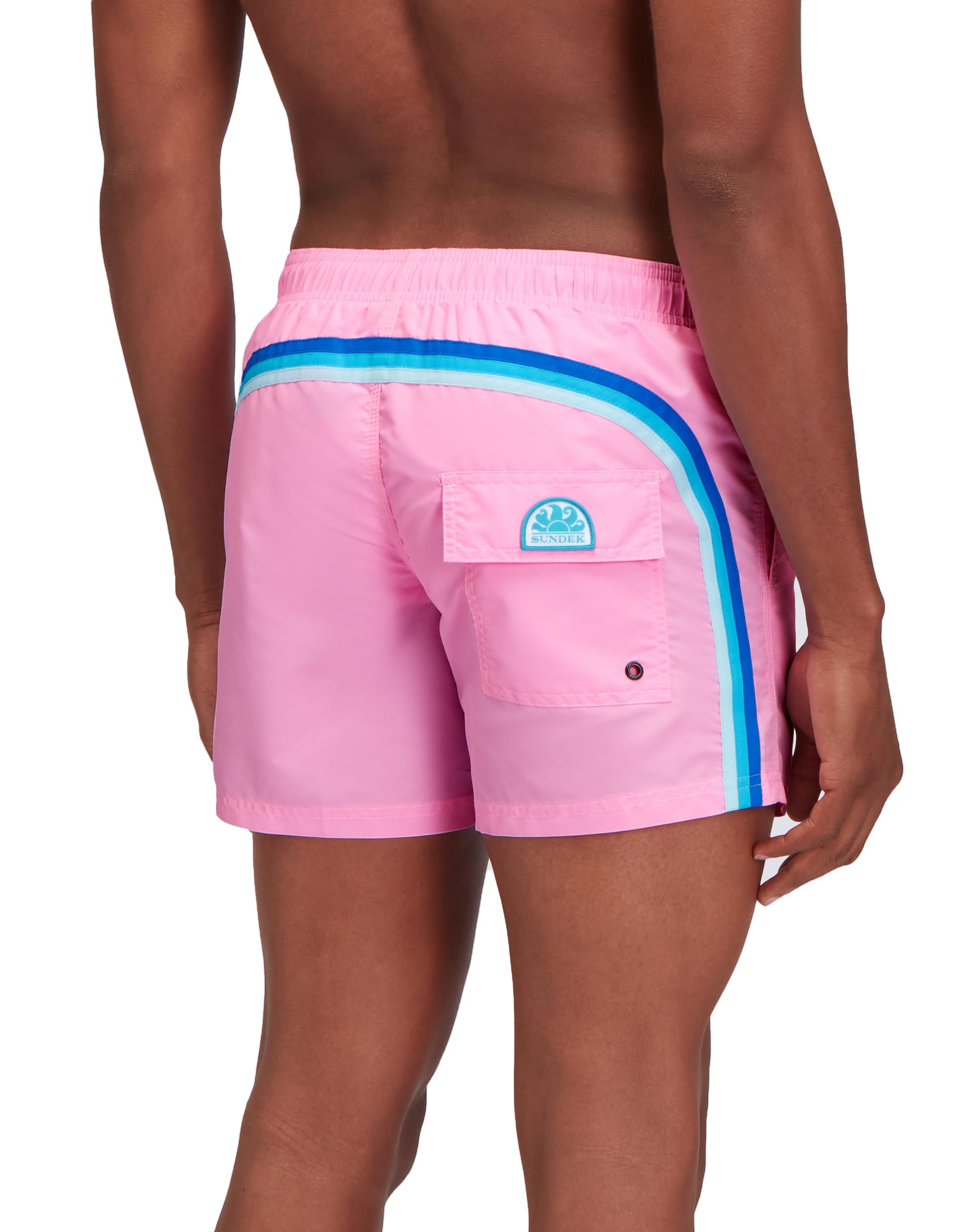 Sundek Men's Pink Beachwear, Xl, Swim Shorts