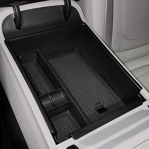 Miniatura 5 de JOJOMARK Compatible con Hyundai Tucson Limited e Hybrid 2022 2023 2024, organizador de bandeja de consola central compatible con Hyundai Santa Cruz