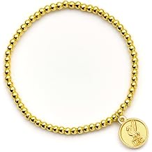 Liverpool FC Bracelet with Ball Beads & Crest Charm by Kellica