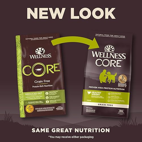 Miniatura 3 de Comida seca para perro sin granos Wellness Core Natural , MarrónVerde