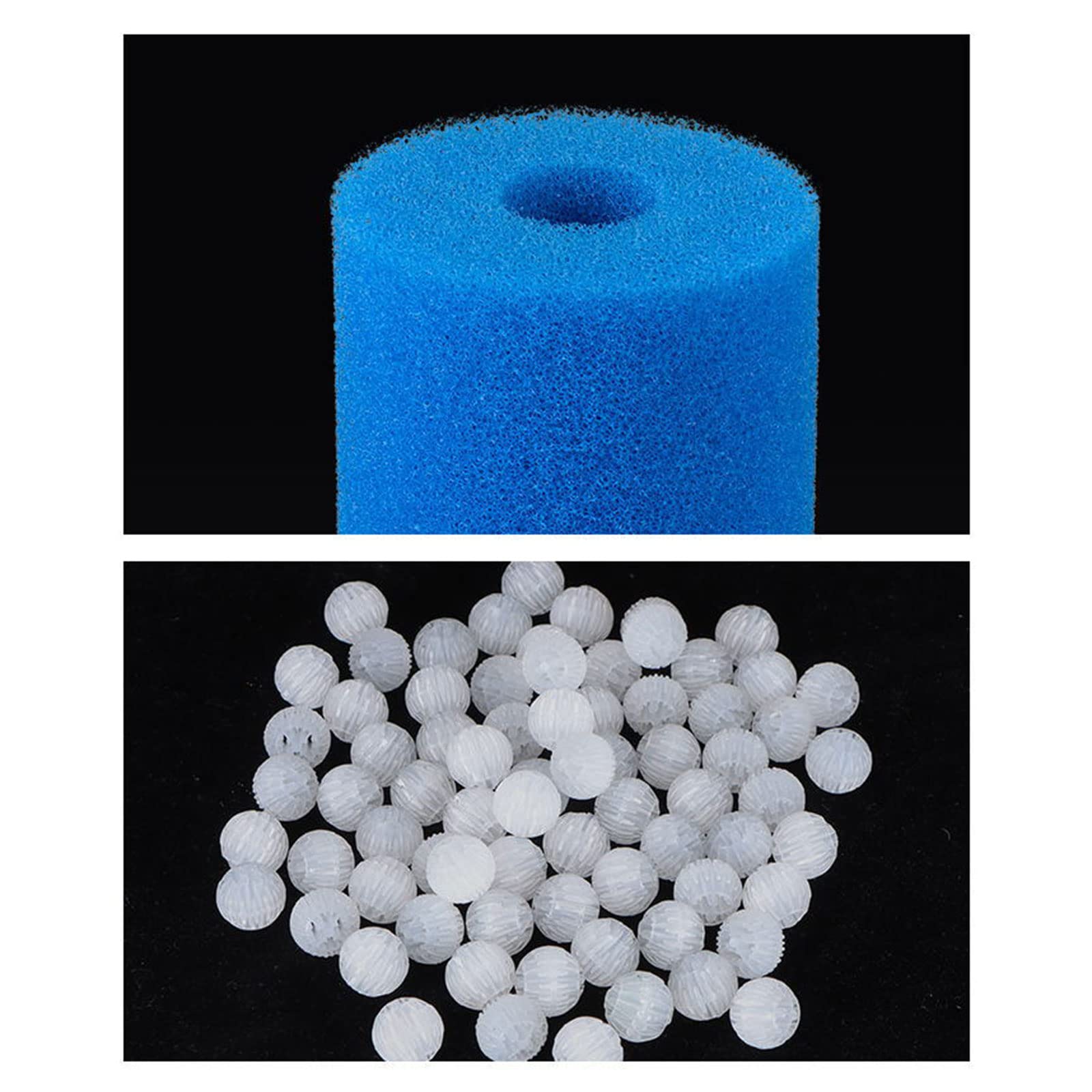 Filtro de bidón para acuario externo ultra silencioso con medios gratuitos para acuarios, acuarios, agua dulce, agua de mar, bidón externo para acuarios