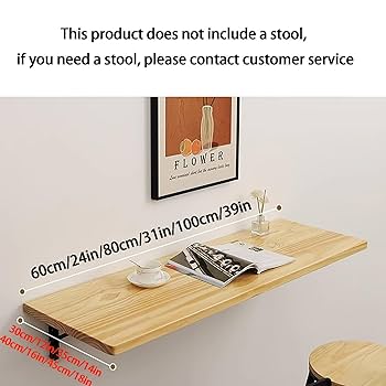 WAQ×DOORS　FOLDING WOOD TABLE ZXQZ Folding Table, Wooden TV Table, Desk, PC Office