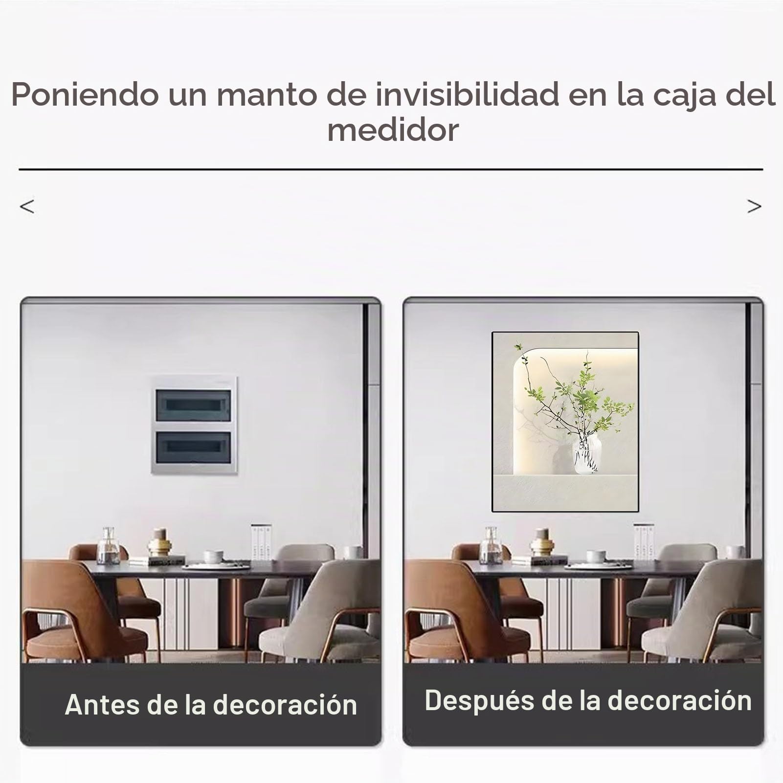 Pintura Decorativa Caja Contadores Estilo Vertical Cubre Cuadro Electrico Tapa Caja Fusibles Armario Sala Estar Dormitorio(B,40x60cm)