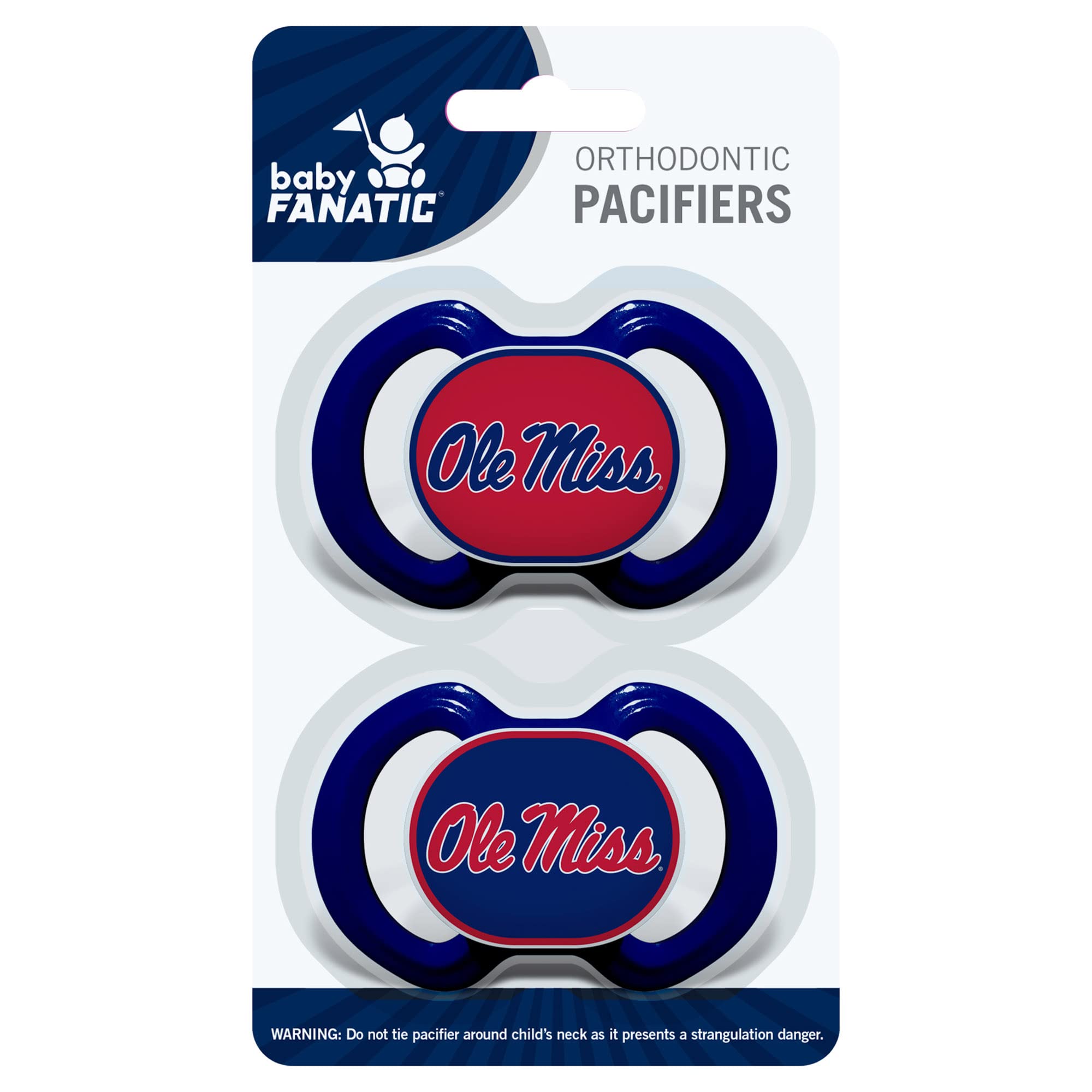 Baby Fanatics Ums2000: Mississippi Pacifier 2-Pack