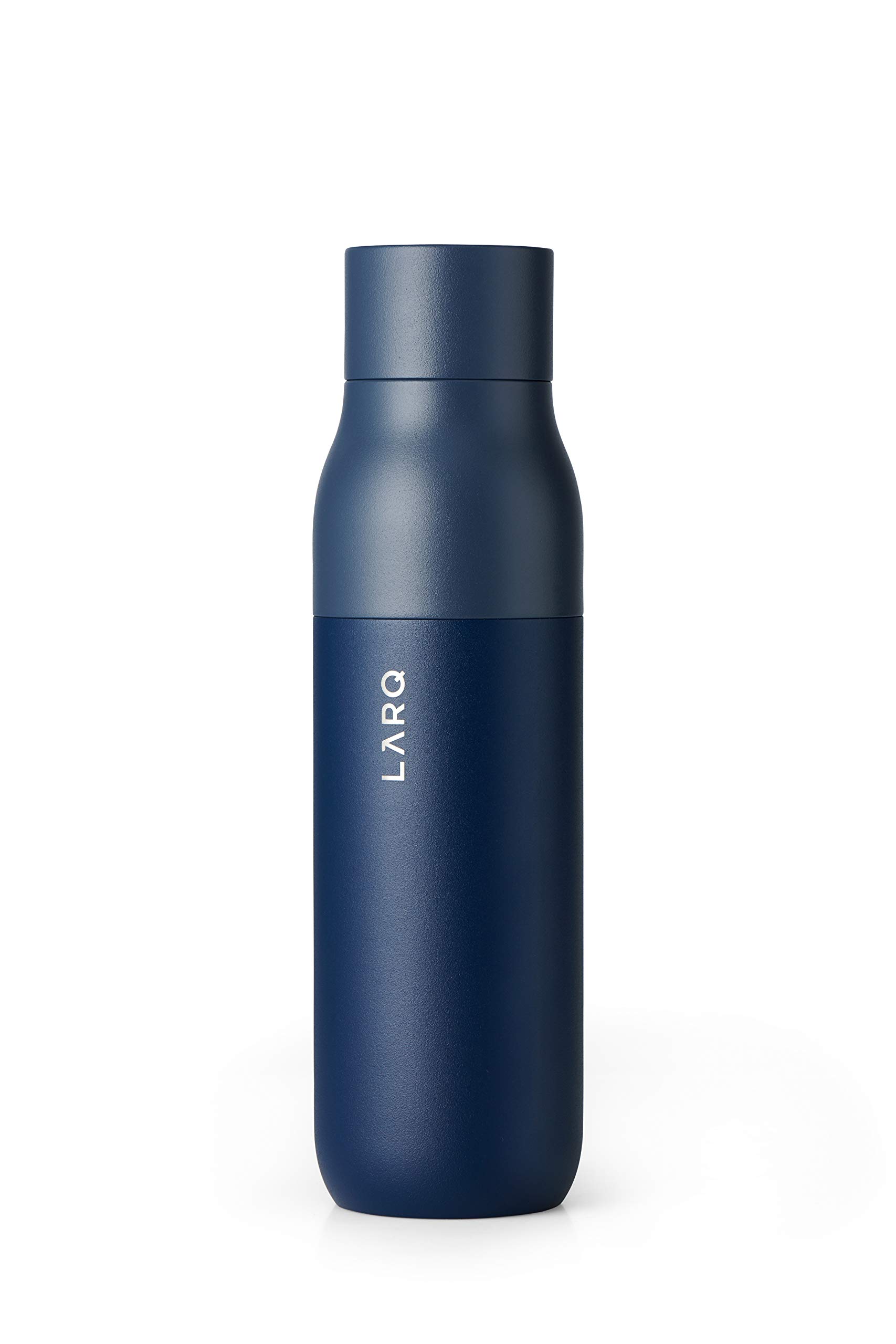 Bottle Purevis 17 Oz - Self-Cleaning And Insulated Stainless Steel Water Bottle With UV Water Purifier And Award-Winning Design | Reusable & Travel Friendly, 1-Year Warranty, Monaco Blue, 500 Ml