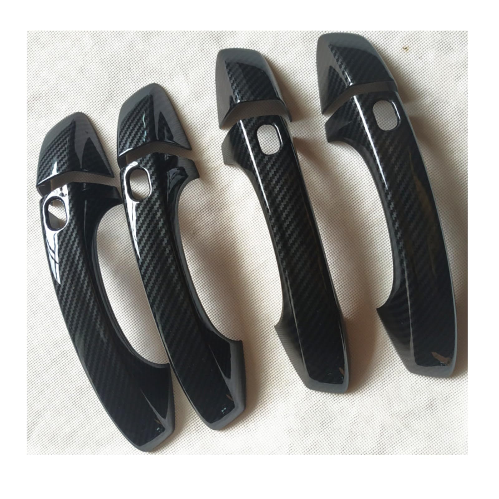 Garniture de poignée de porte Touareg CR MK3 2019 accessoire carbone extérieur plastique b