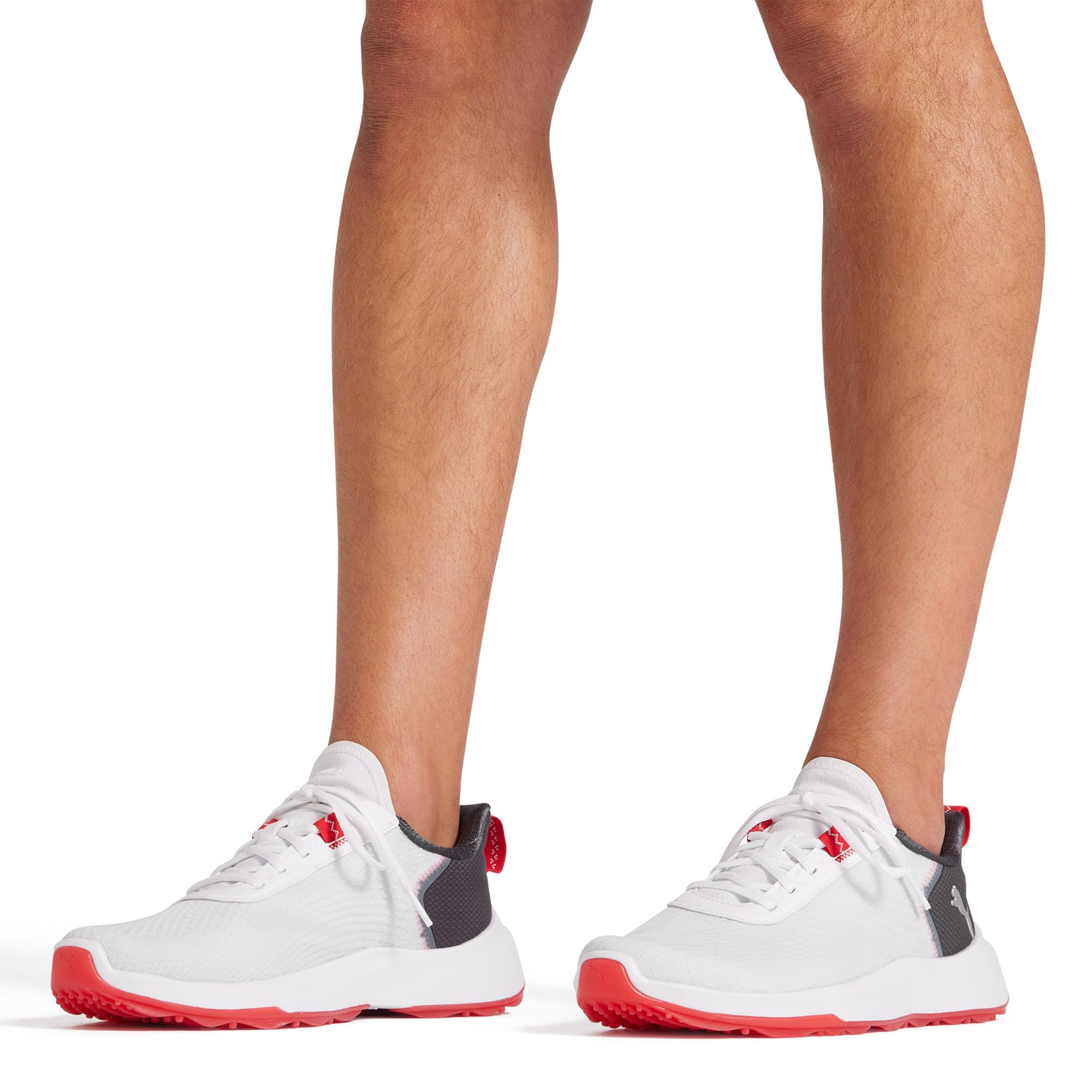 Puma Fusion Crush - Zapatos Deportivos de Golf para Hombre, White/Dark Coal, 42 EU