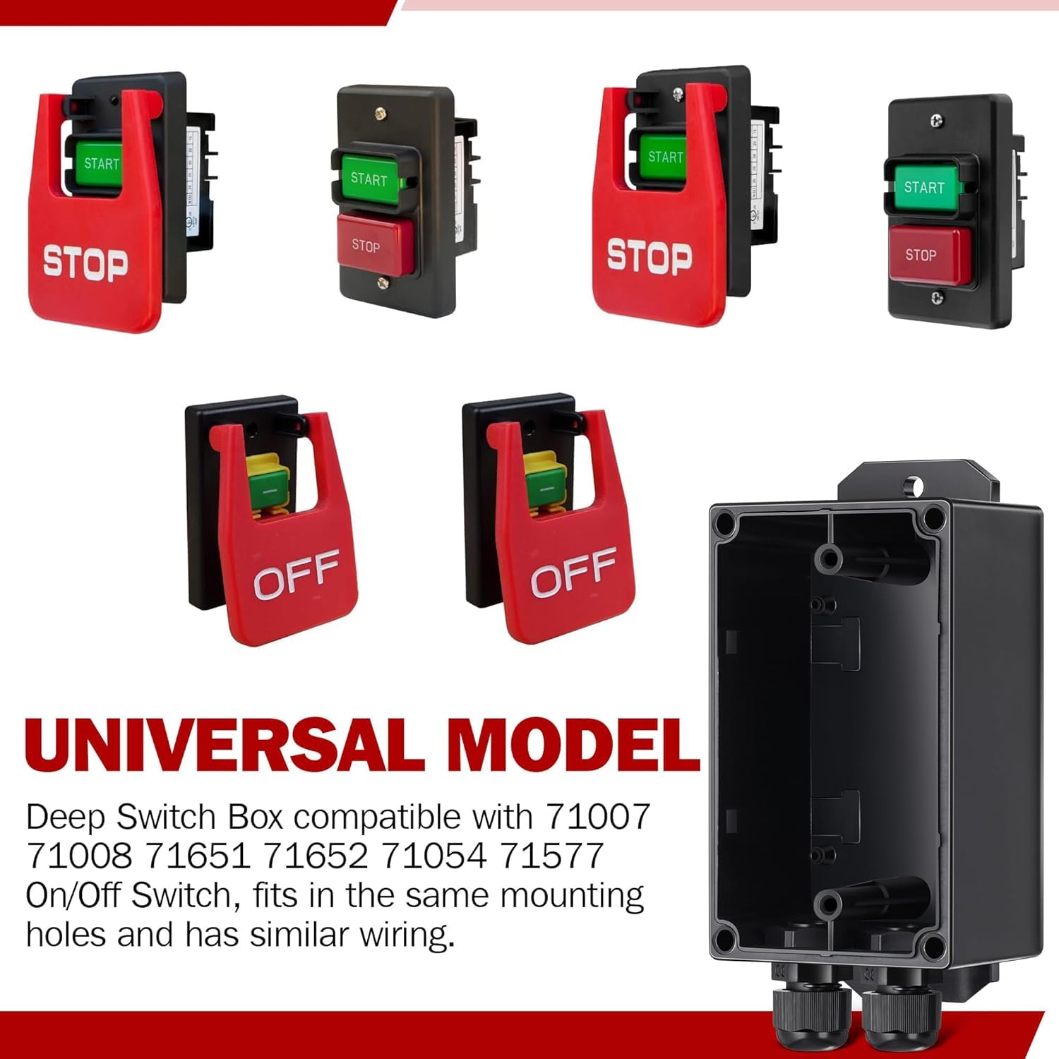 Table Saw On Off Switch - Dual Voltage Control -5 Table Saw On Off Switch - Dual Voltage Control -5
