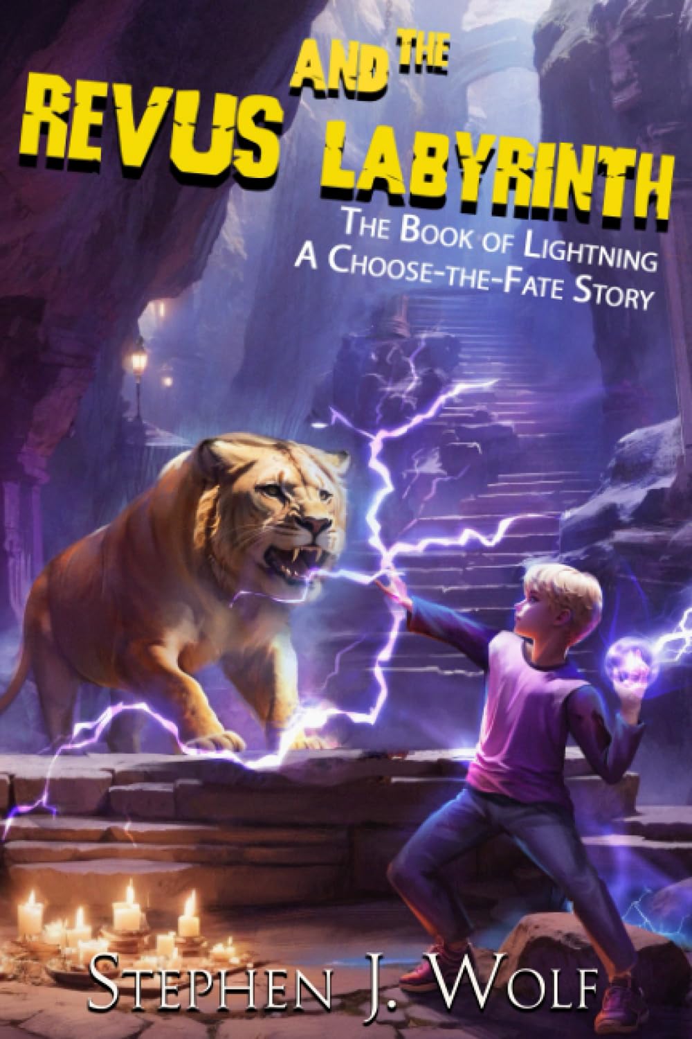 Cover of Revus and the Labyrinth: The Book of Lightning