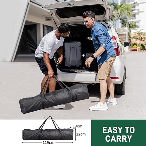 Miniatura 6 de Outvita Toldo desplegable Ez de 10 x 10 pies, tienda de campaña portátil instantánea con 4 paredes laterales para eventos al aire libre, fiestas,