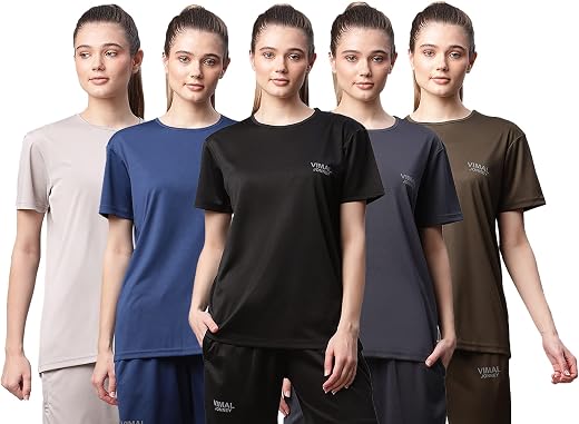 Mack Jonney Regular Fit Women Tshirts(Pack of 5-MACK633322)