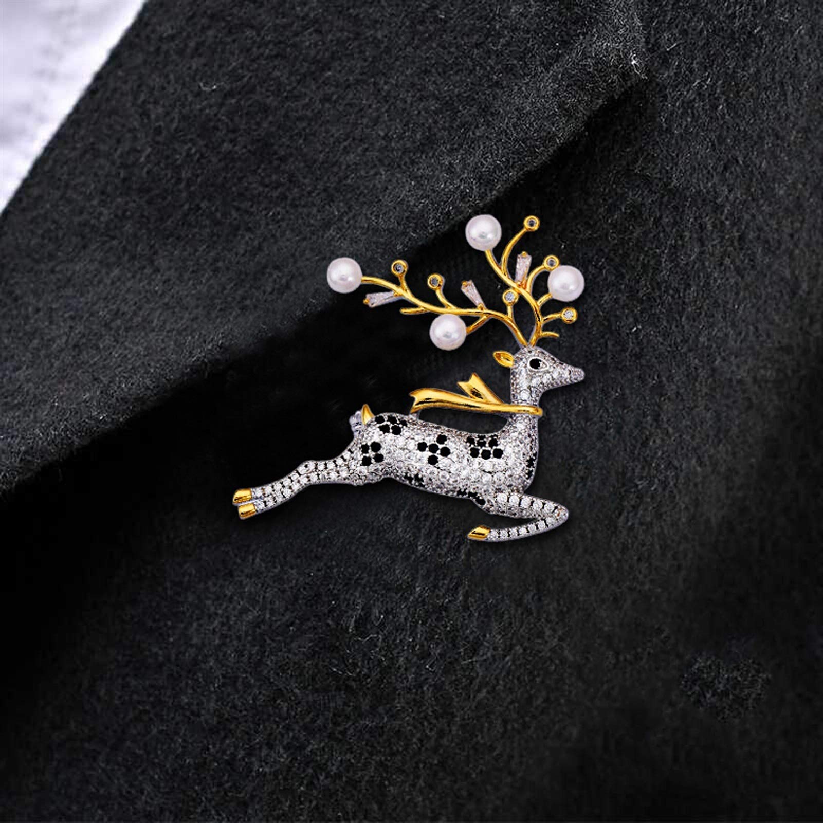 Broschen Deer Broschen Männer Frauen Legierungsbrosche Pins Anzug Jacke mit Zubehör, Damen Mode Schal Pin Schmuck Broschen & Anstecknadeln