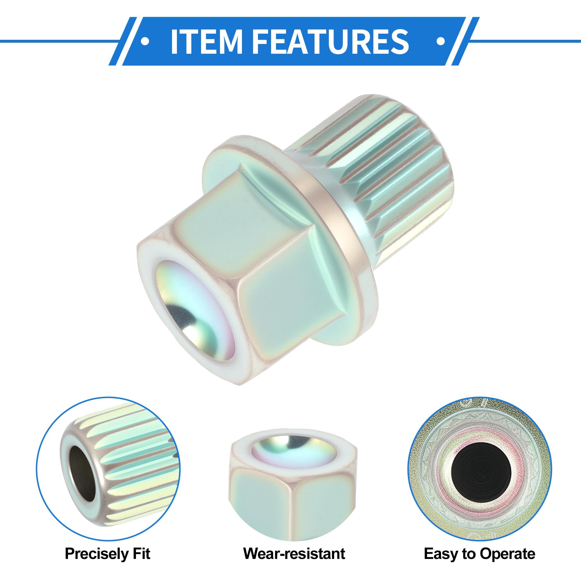 Chiave Di Ricambio Per Dado Ruota Di Bloccaggio Antifurto Master 57 Bmwmini Per Bullone Lwnk Serie 3 4 5 6 7 - Foto 12