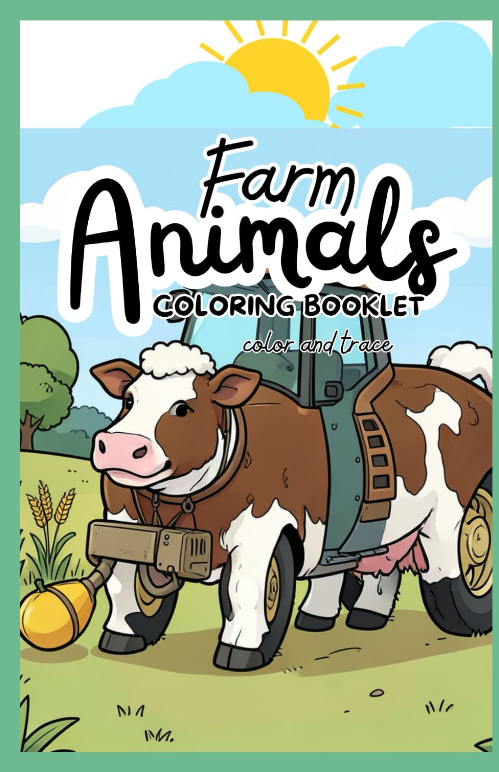 Farm Animals: Coloring Book
