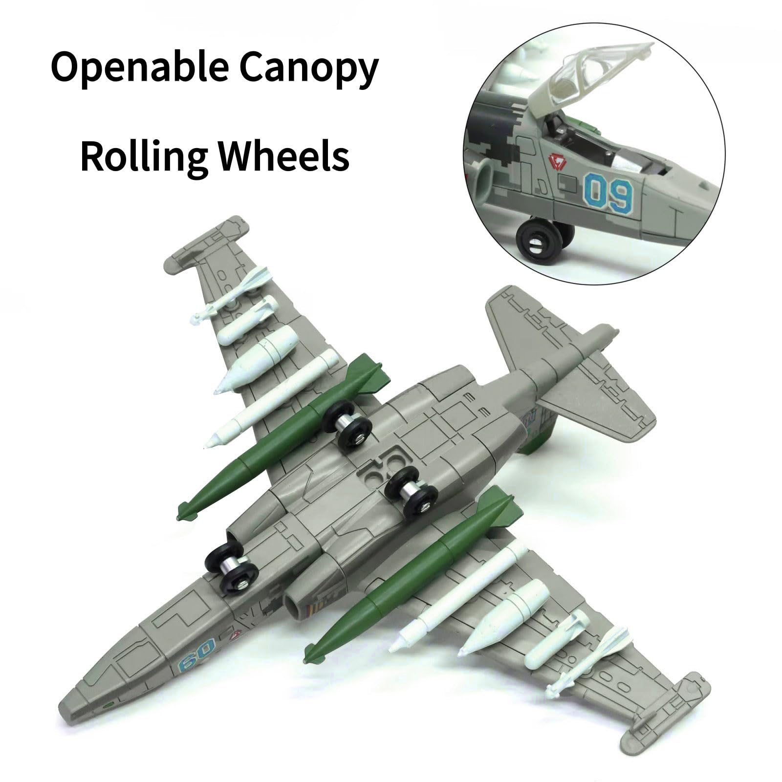 Amazon.co.jp: 1:72 プラスチック製 ソビエト スホーイ SU-25 フロッグ