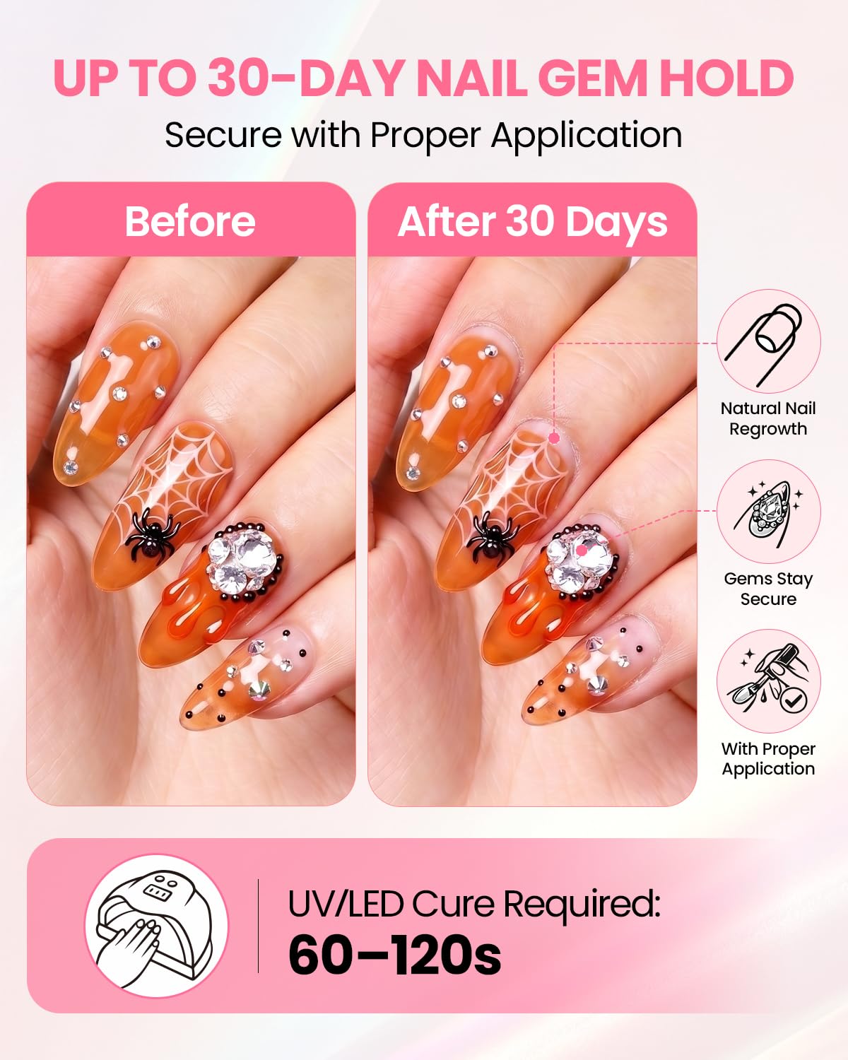 Makartt Rhinestone Glue: Strong Nail Art Adhesive -2 Makartt Rhinestone Glue: Strong Nail Art Adhesive -2