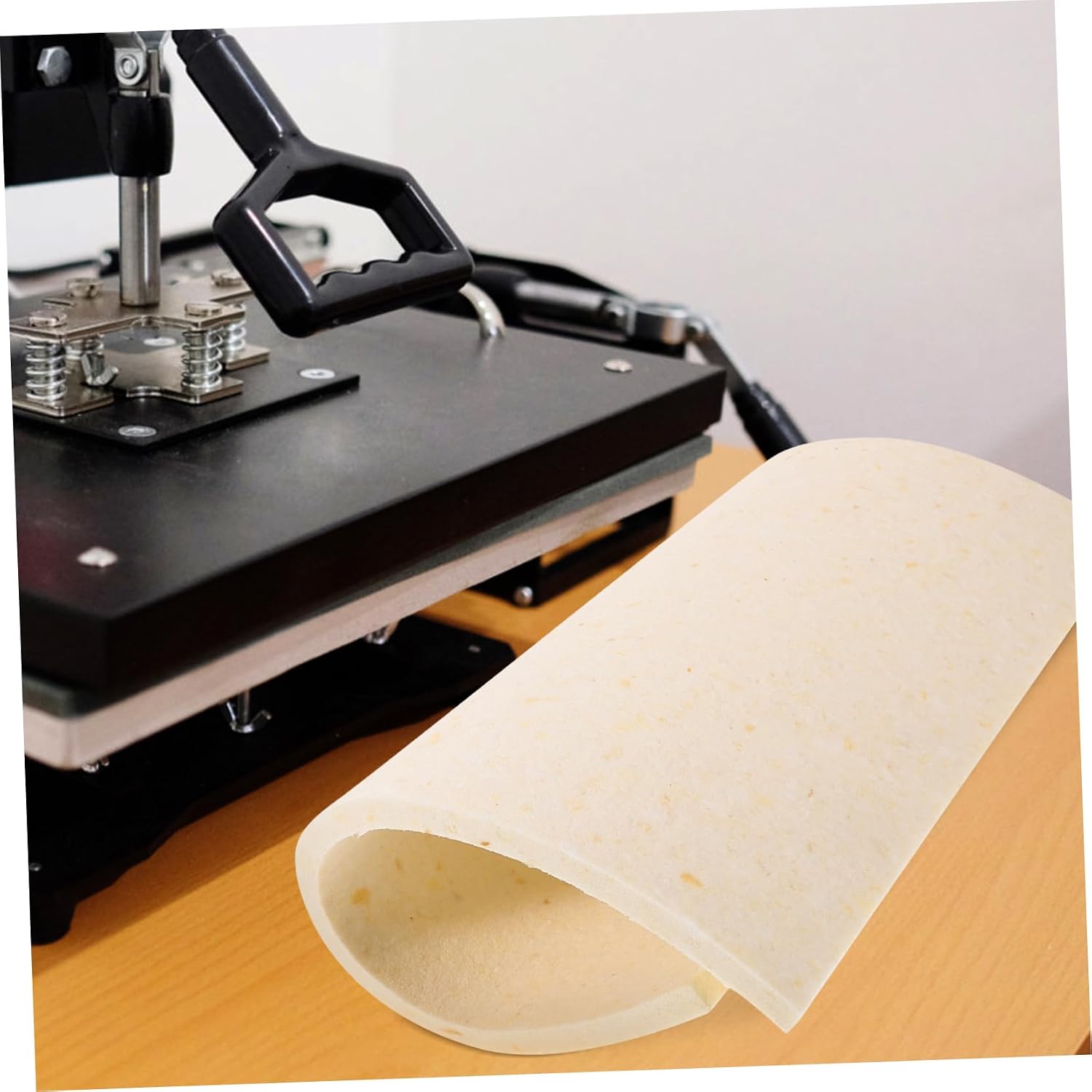 NUOBESTY Heat Press Mat 14.96X11.41In Wear-Resistant Sponge Pad for Manual and Automatic Heat Transfer Press Machines Insulation Cushion for Printing Crafts