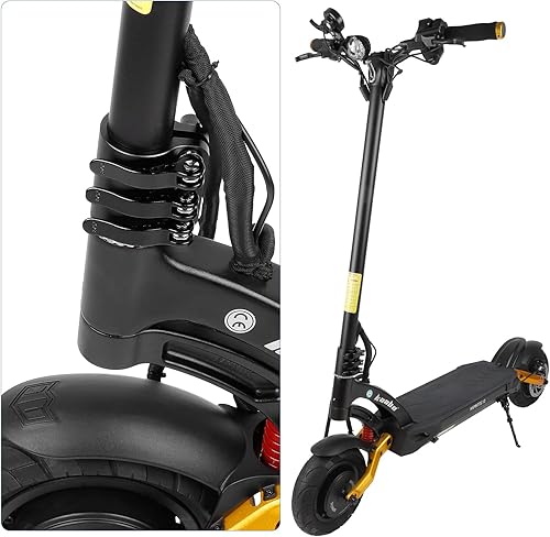 Miniatura 6 de ulip Patinetes eléctricos Abrazadera plegable Varilla vertical Piezas de bloqueo resistentes aprietan accesorios de abrazadera para Kaabo Mantis 10