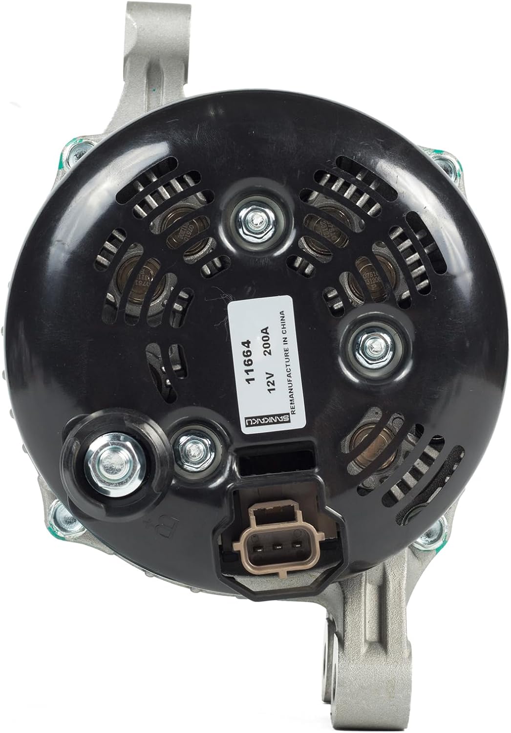 SANKAKU Alternator Fits for Ford Fusion L4 1.5L 2014-2016/1.6L 2013-2014/2.0L 2013-2020/2.5L 2013-2020, for Ford Explorer L4 2.0L 2013-2015/2.3L 2016-2019, Replace 104210-6571 11664 200Amp