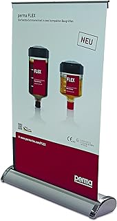 Table Rollup A3 silber/Tisch Display für DIN A3 Drucke