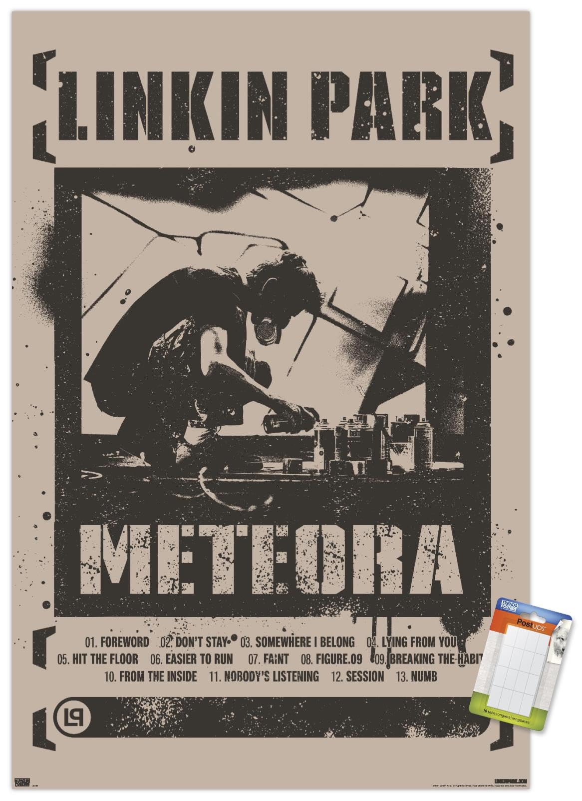 【リンキンパーク】Meteora ステッカー サイン Linkin Park リンキン・パーク LINKIN PARK メテオラ METEORA ステッカー付き