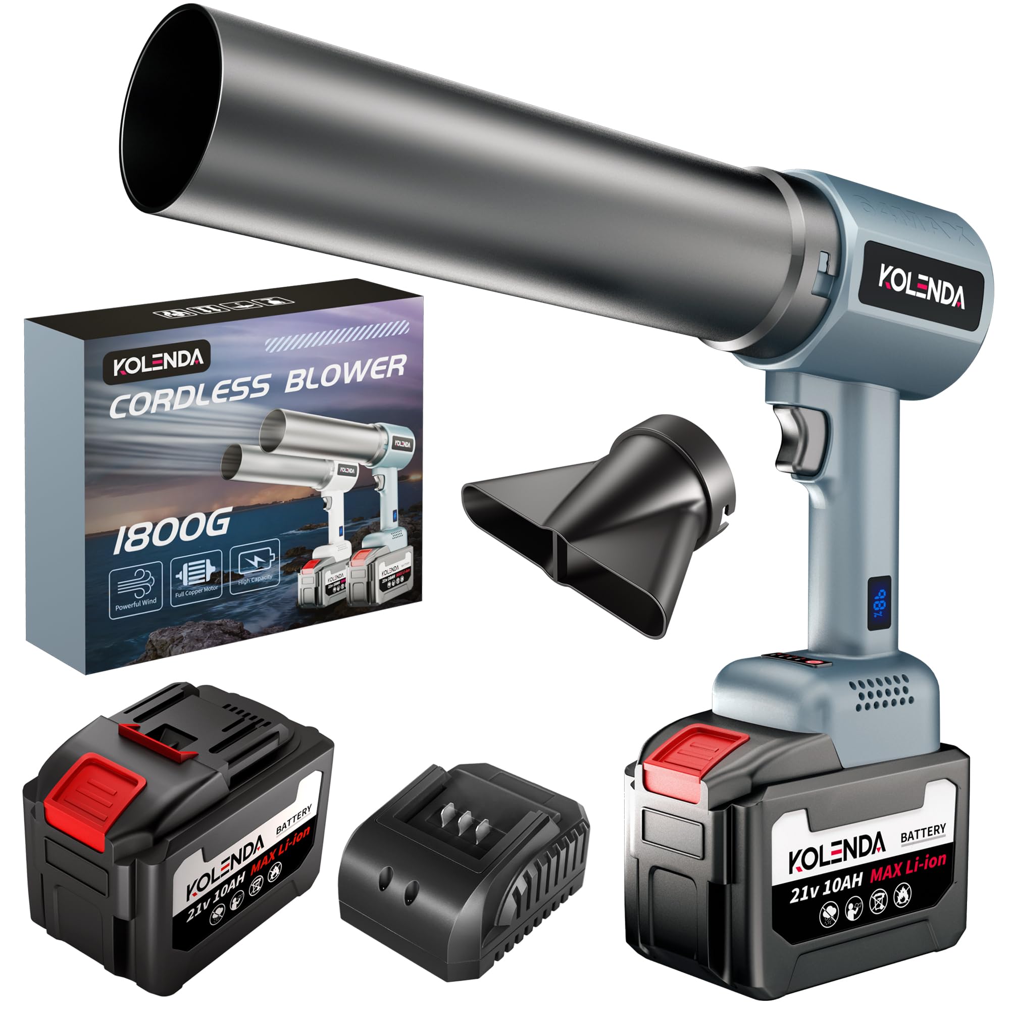 KOLENDA Handheld Cordless Lightweight Powerful Car Dryer