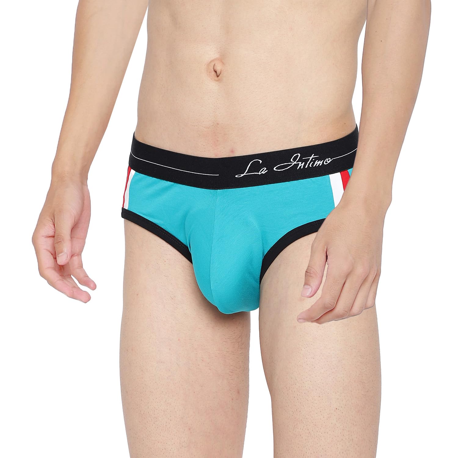 la intimo Cotton Double Stripe Classic Brief for Men Innerwear | Antimicrobial Underwear for Men-picture-39