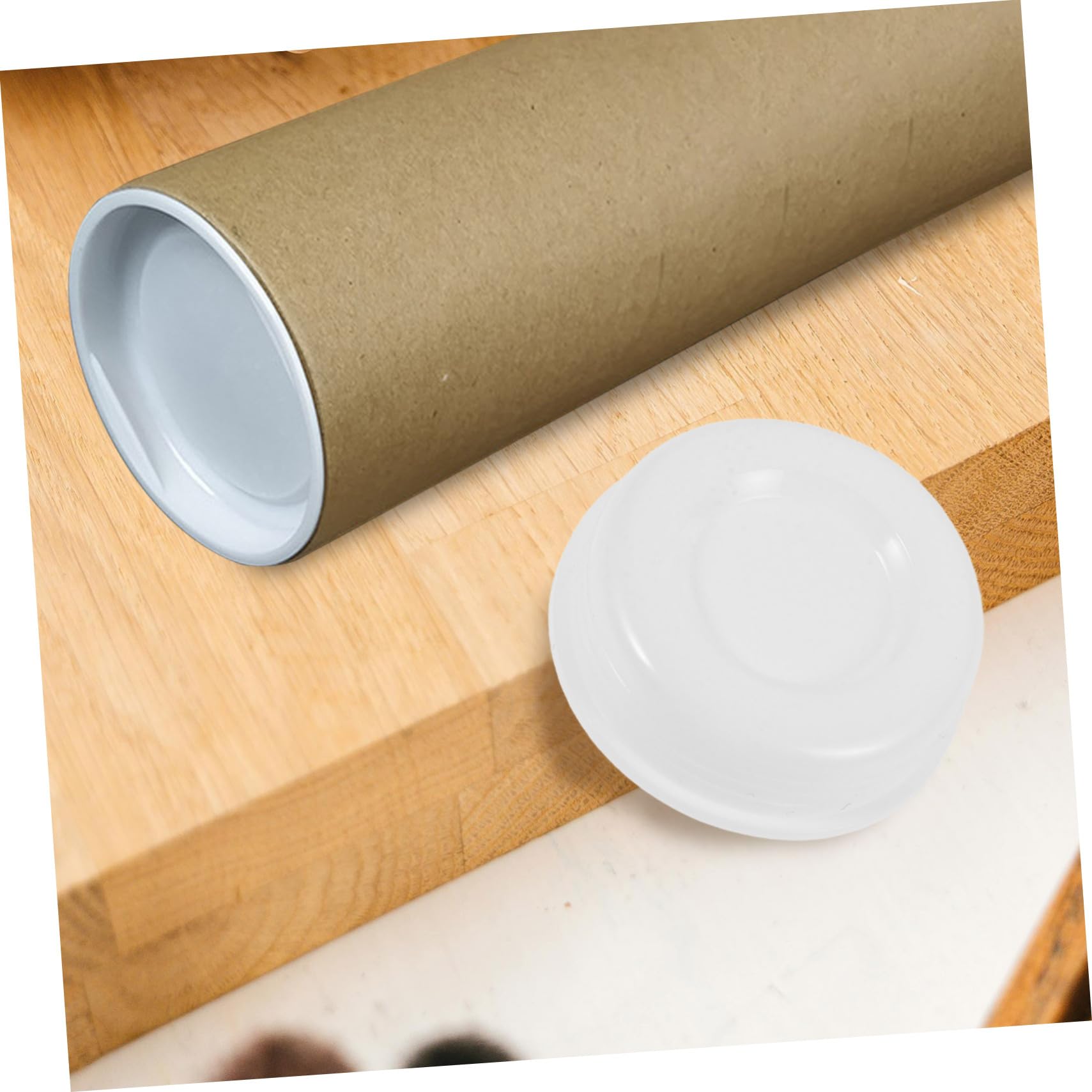 Amazon.co.jp: FUNOMOCYA 丸型容器用プラスチック製キャップ 100個入り