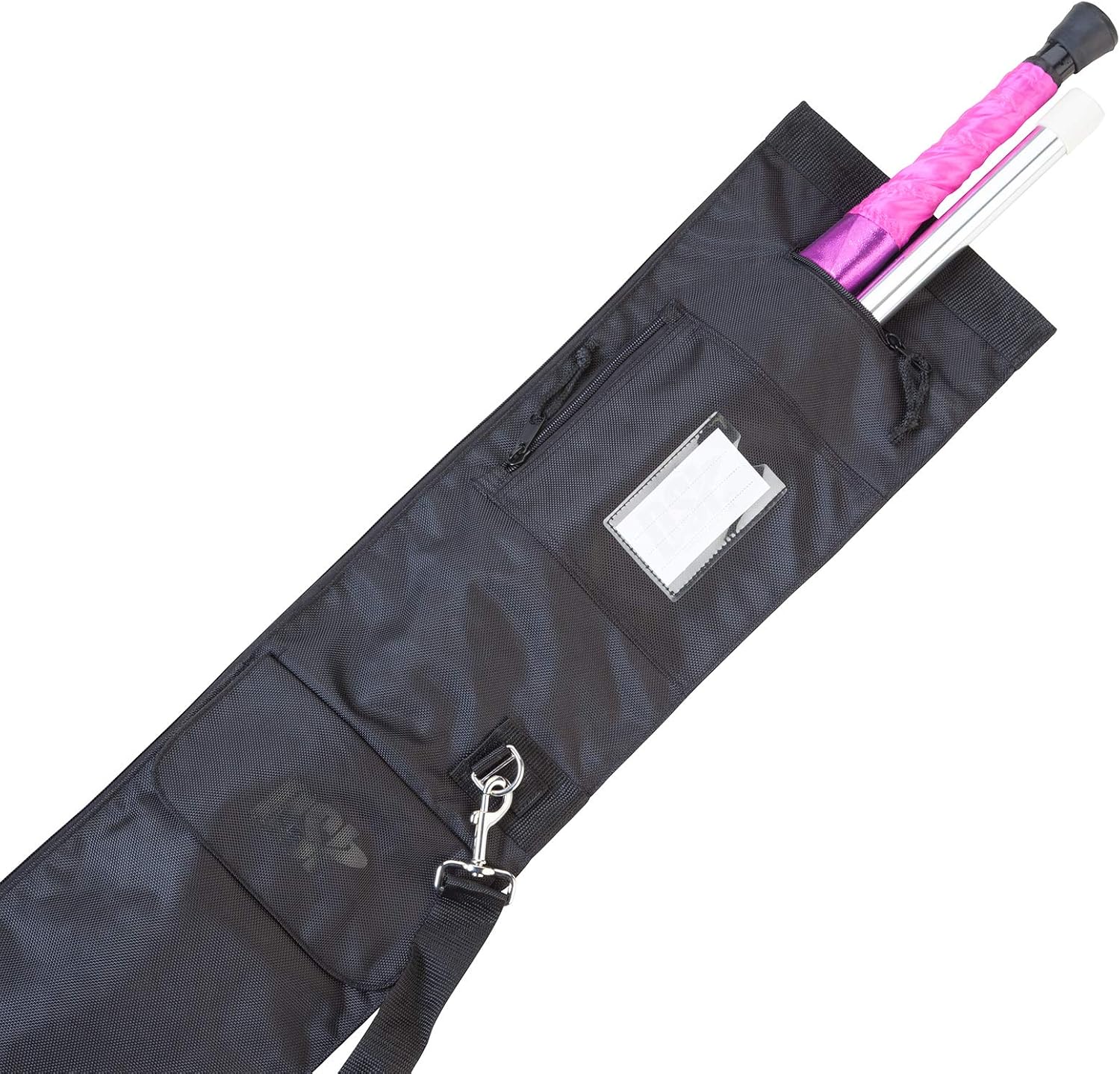 DSI 6' (Foot) Heavy Duty Color Guard Personal Flag Pole, Rifle, Sabre, Equipment Bag with Expandable 3D Bottom