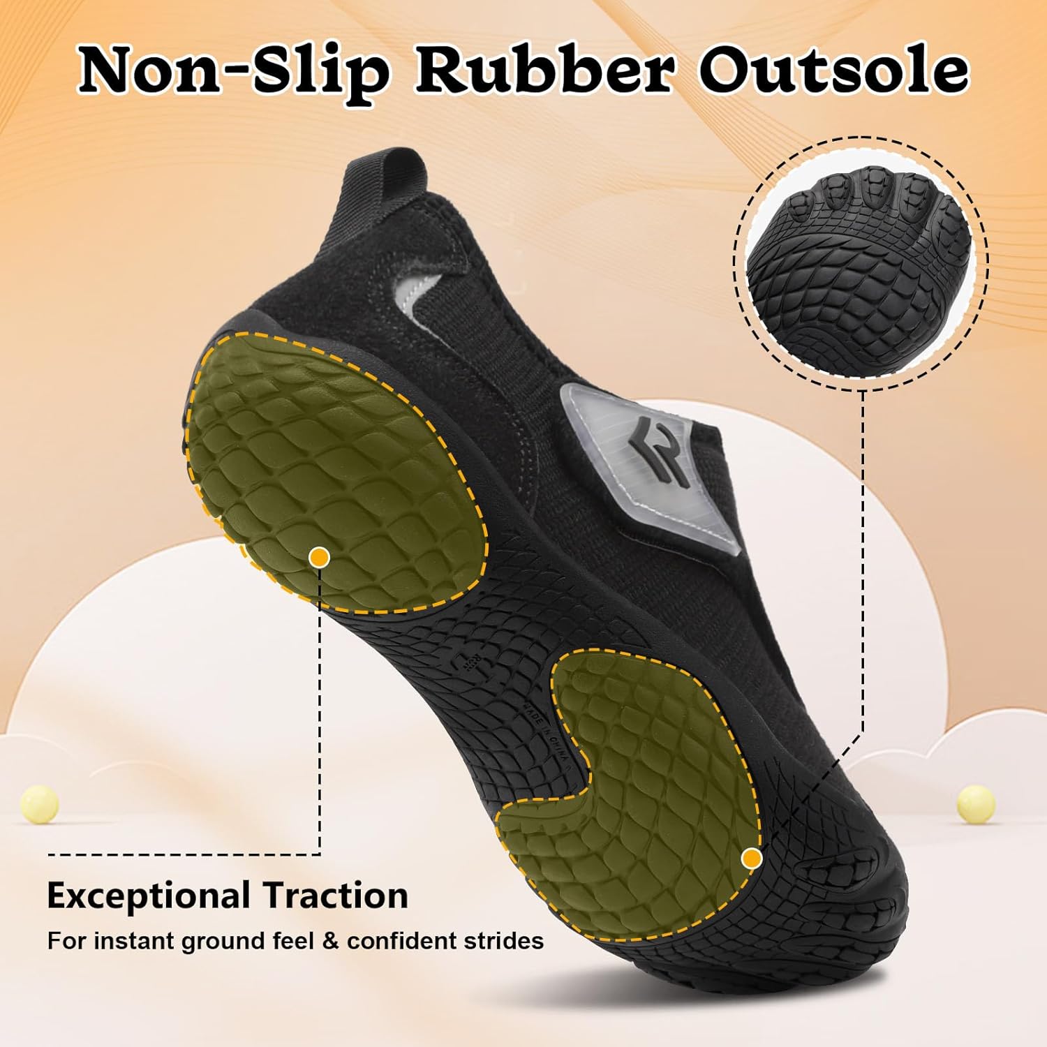 relxfeet Women's Wide Width Slippers Adjustable Diabetic Shoes Non-Slip Indoor Outdoor House Shoes for Swollen Feet Bunions - Image 6