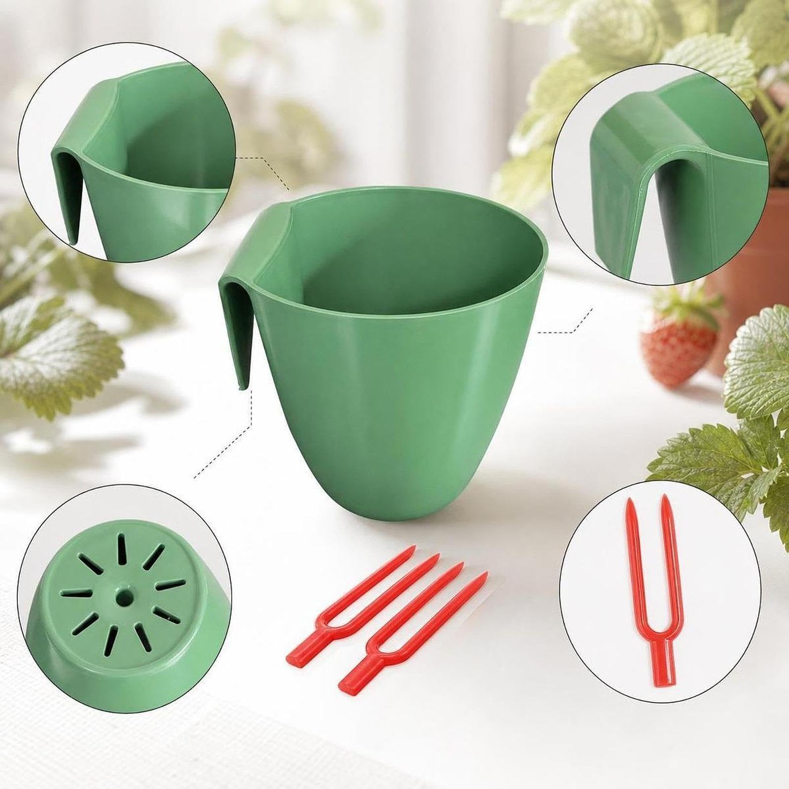 Qianly 20 Piezas Bandeja de Inicio para Plantas Propagación de Germinación con Orificios de Drenaje Set para Jardinería Interior y Cultivo en, L