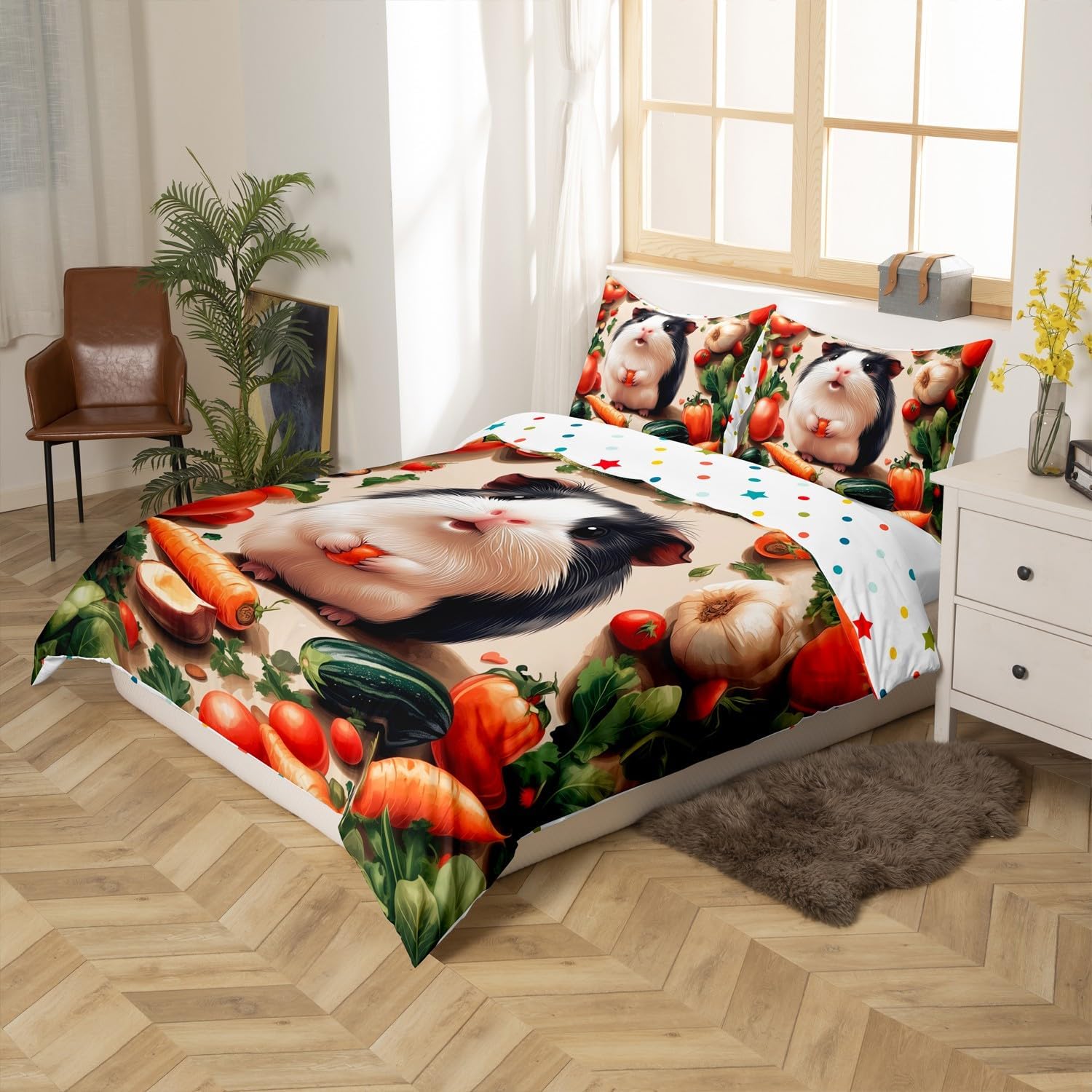 Christmas Snowflakes Duvet Cover Toddler Size Cartoon Elk Silhouette Comforter Cover for Teens Adults Kids Mountain Pine Tree Bedding Set Xmas Theme Animal 2 Pcs Decorative Bed Cover(No Comforter)