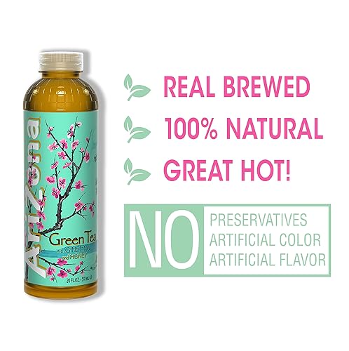 Miniatura 18 de Arizona - Té blanco con arándano de primera calidad, 20 onzas líquidas, paquete de 24