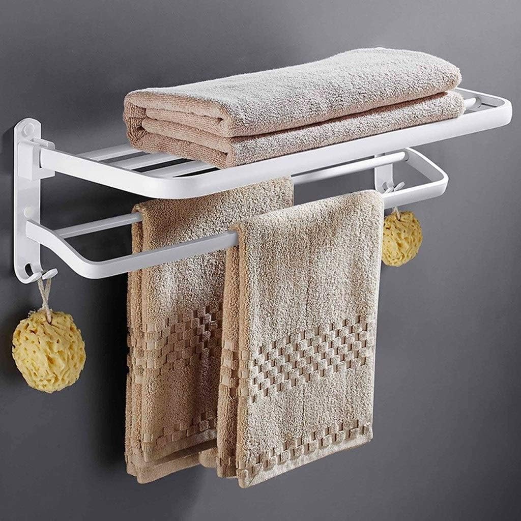 Porte-serviettes de salle de bain anti-rouille pour résoudre le manque de place