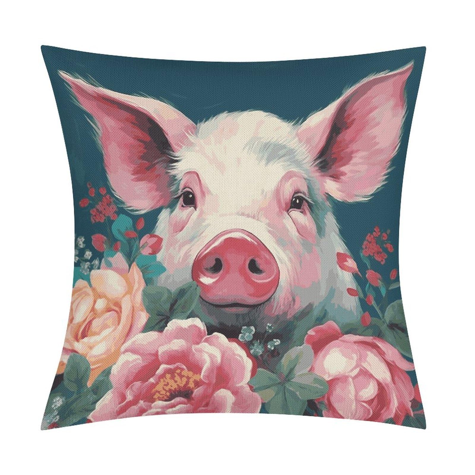 Adfgyerh Style Smiling (11) Pillow Covers Soft And Comfortable Invisible Zipper ，Home Decor 18X18 Inch Edging Technology，Throw Pillow Covers For Couch Sofa Bedroom Living Room.