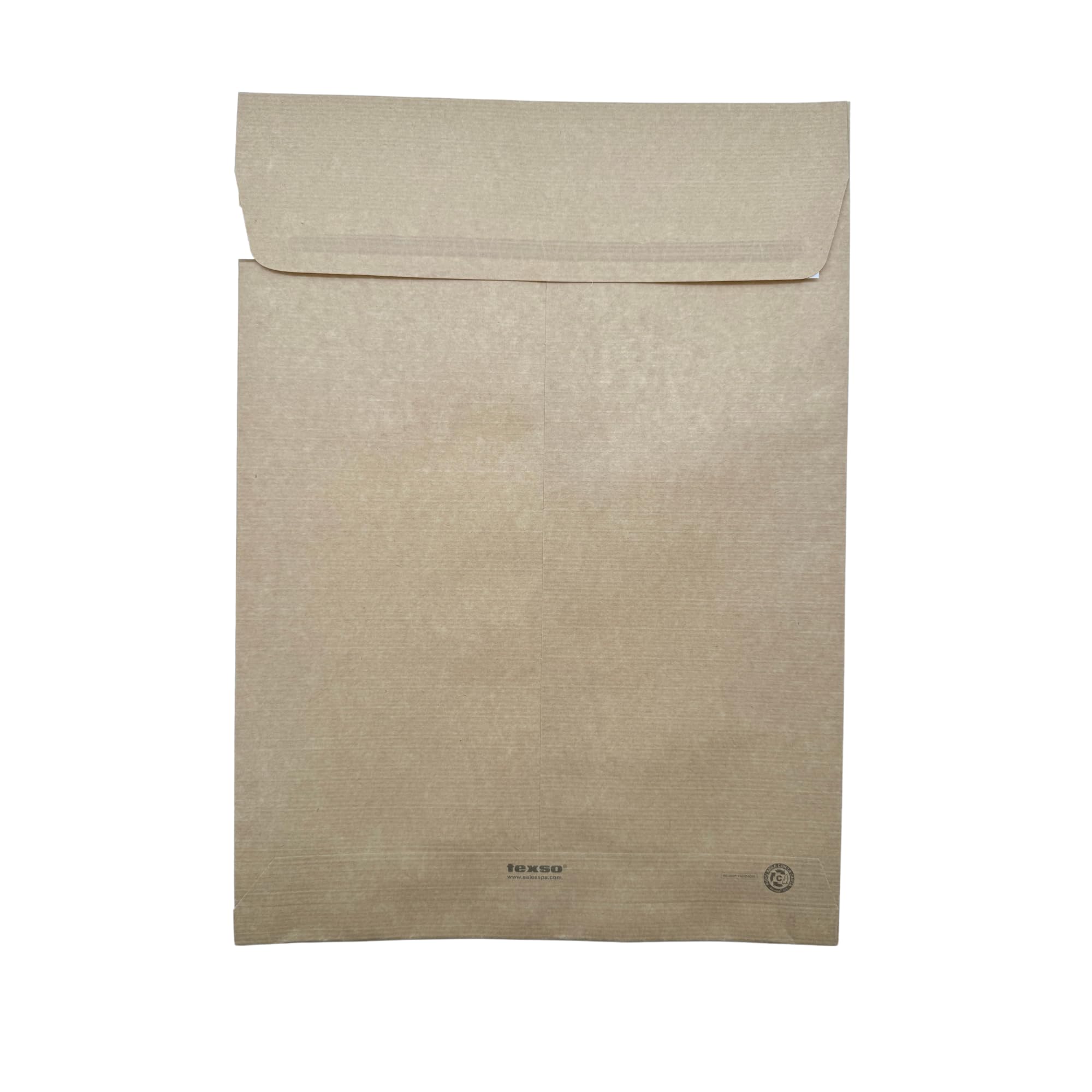 TEXSO Verpackungen - Texso® REINFORCED Wasserdichte Briefumschläge mit Faltenbalg und selbstformendem Boden für den sicheren Versand - Gewicht 130g/m², Farbe Havanna - 30 x 4 x 40 H +5 130pg 25 PZ